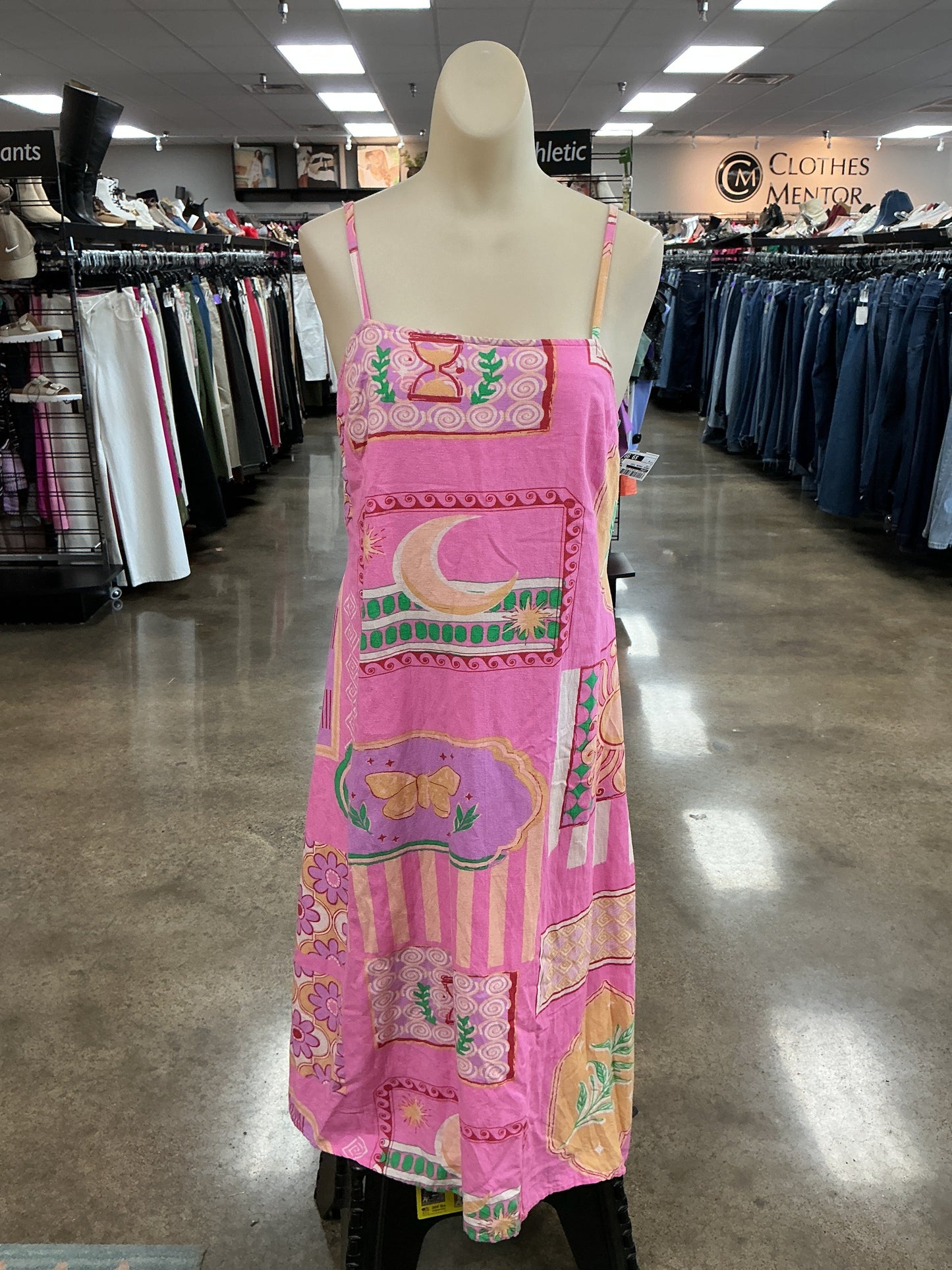 Dress Casual Midi By Japna In Pink, Size:M