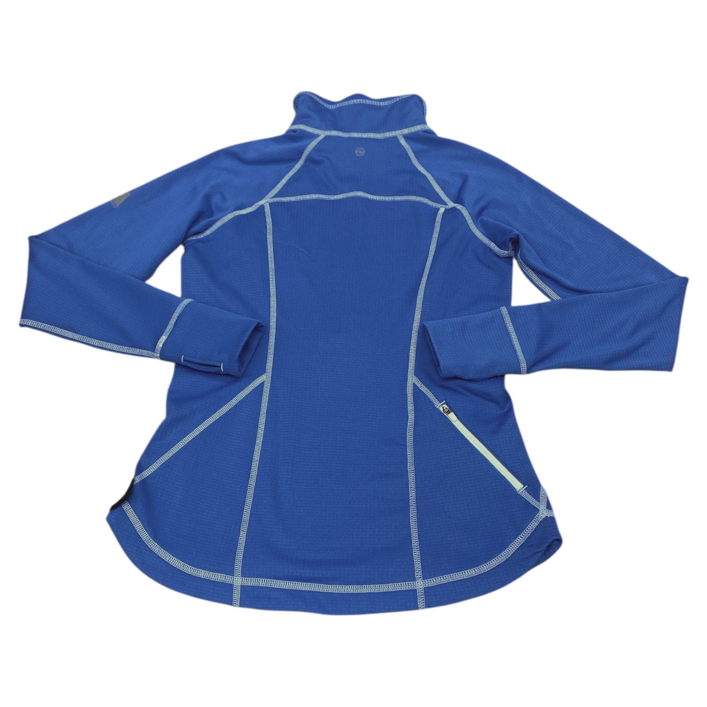 Athletic Jacket By Eddie Bauer In Blue, Size:S