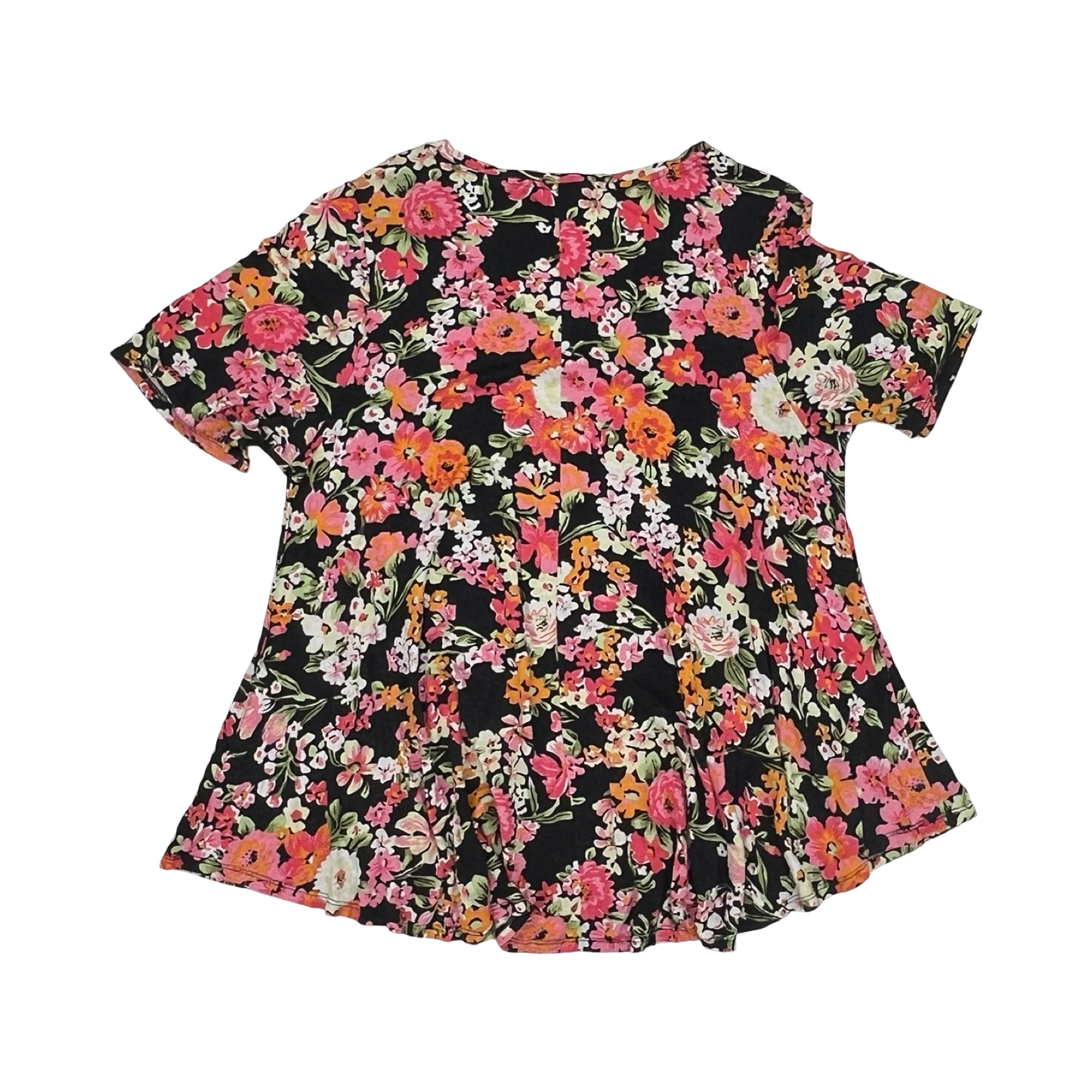 Top Ss By Lane Bryant In Floral Print, Size:1X