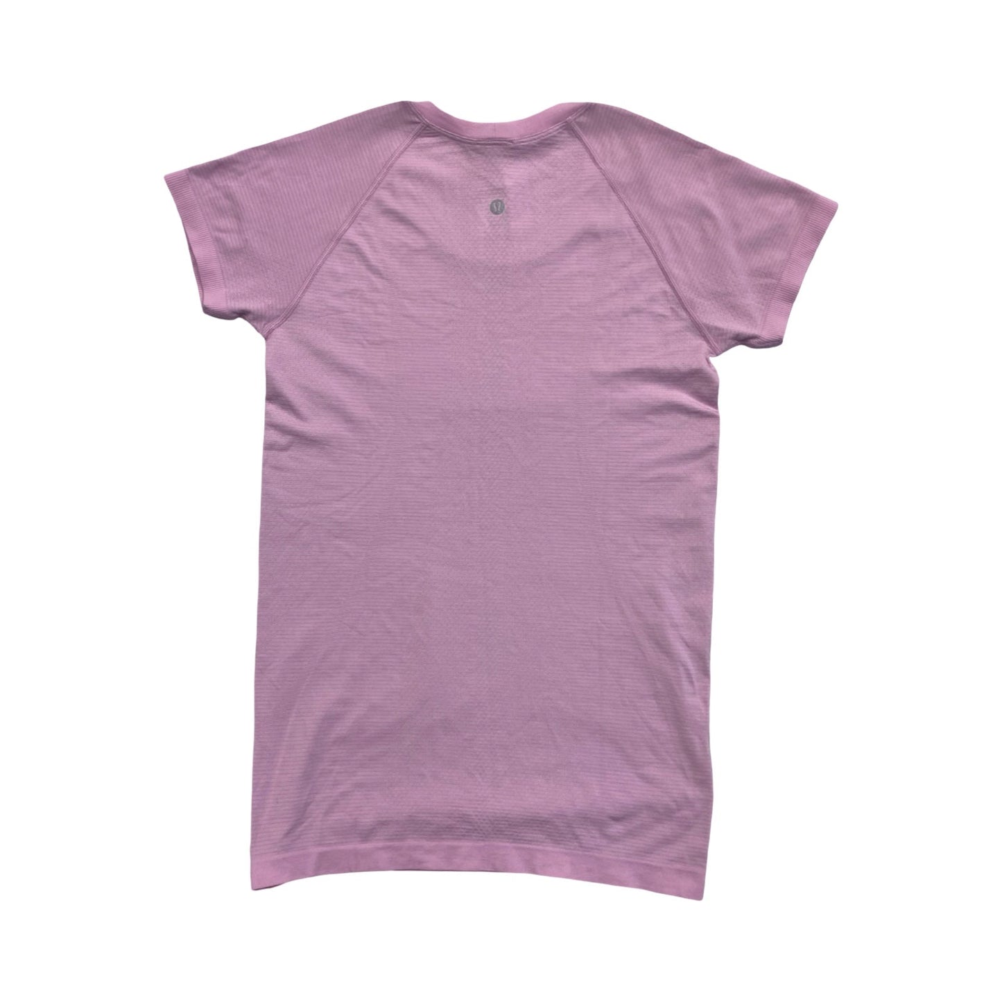 Athletic Top Ss By Lululemon In Pink, Size:8