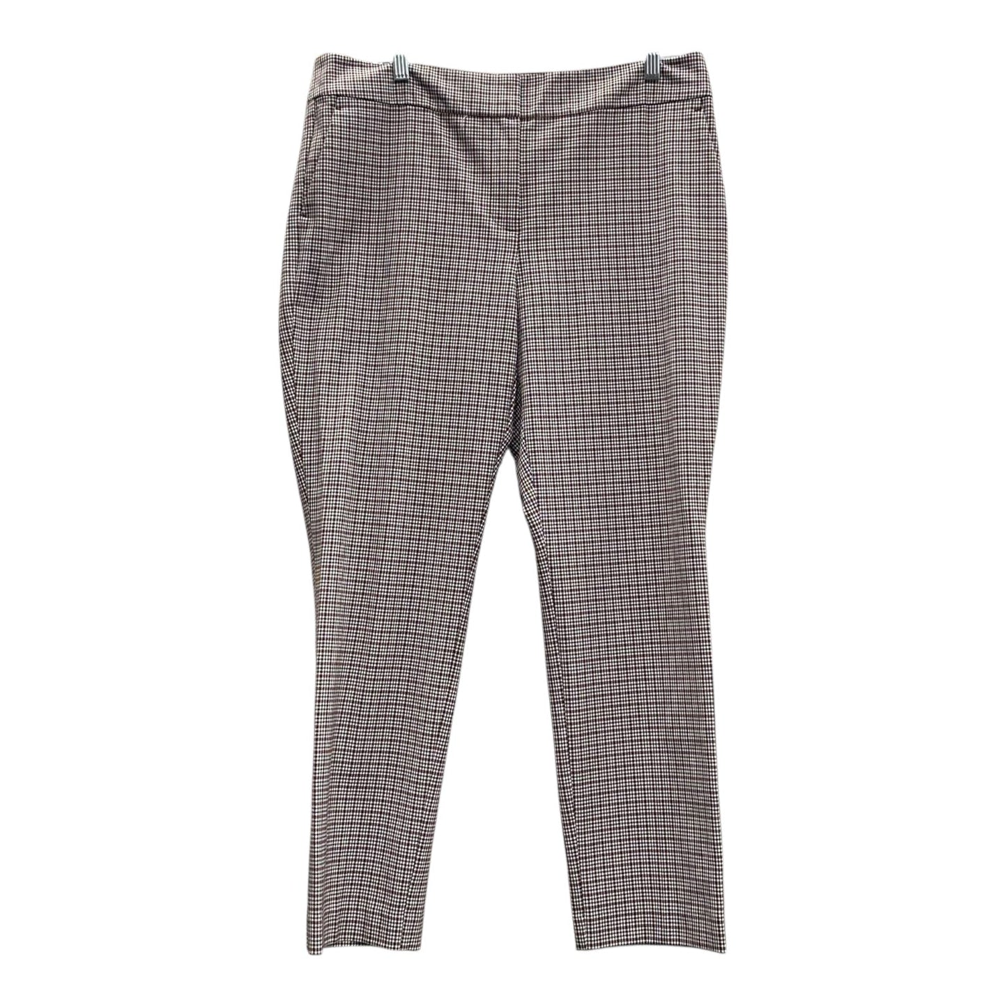 Pants Dress By Ann Taylor In Black & Red, Size:10