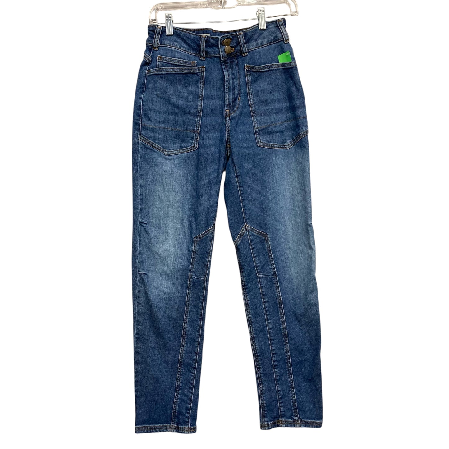 Jeans Straight By Pilcro In Blue Denim, Size:2