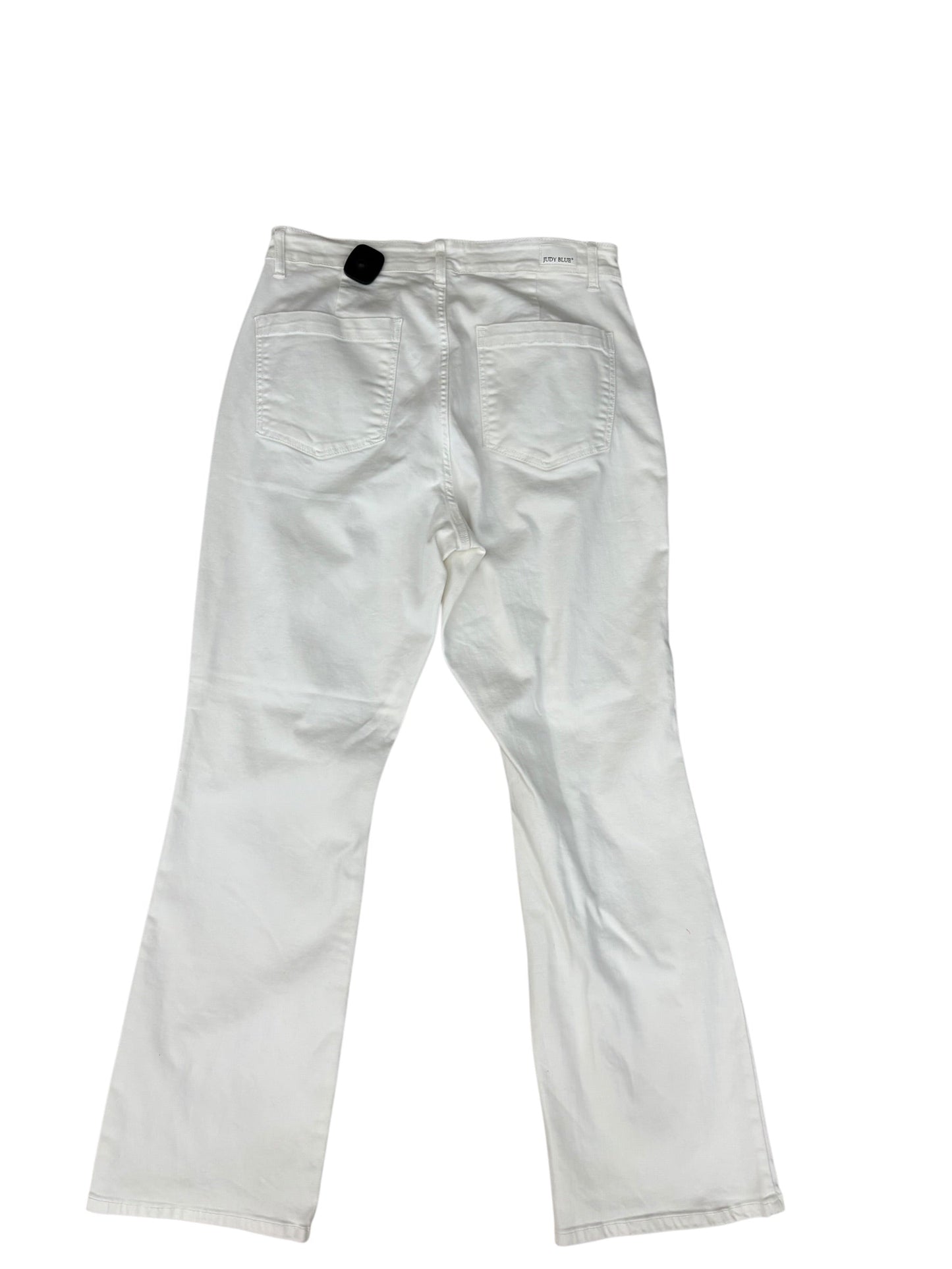 Jeans Boot Cut By Judy Blue In White, Size:16