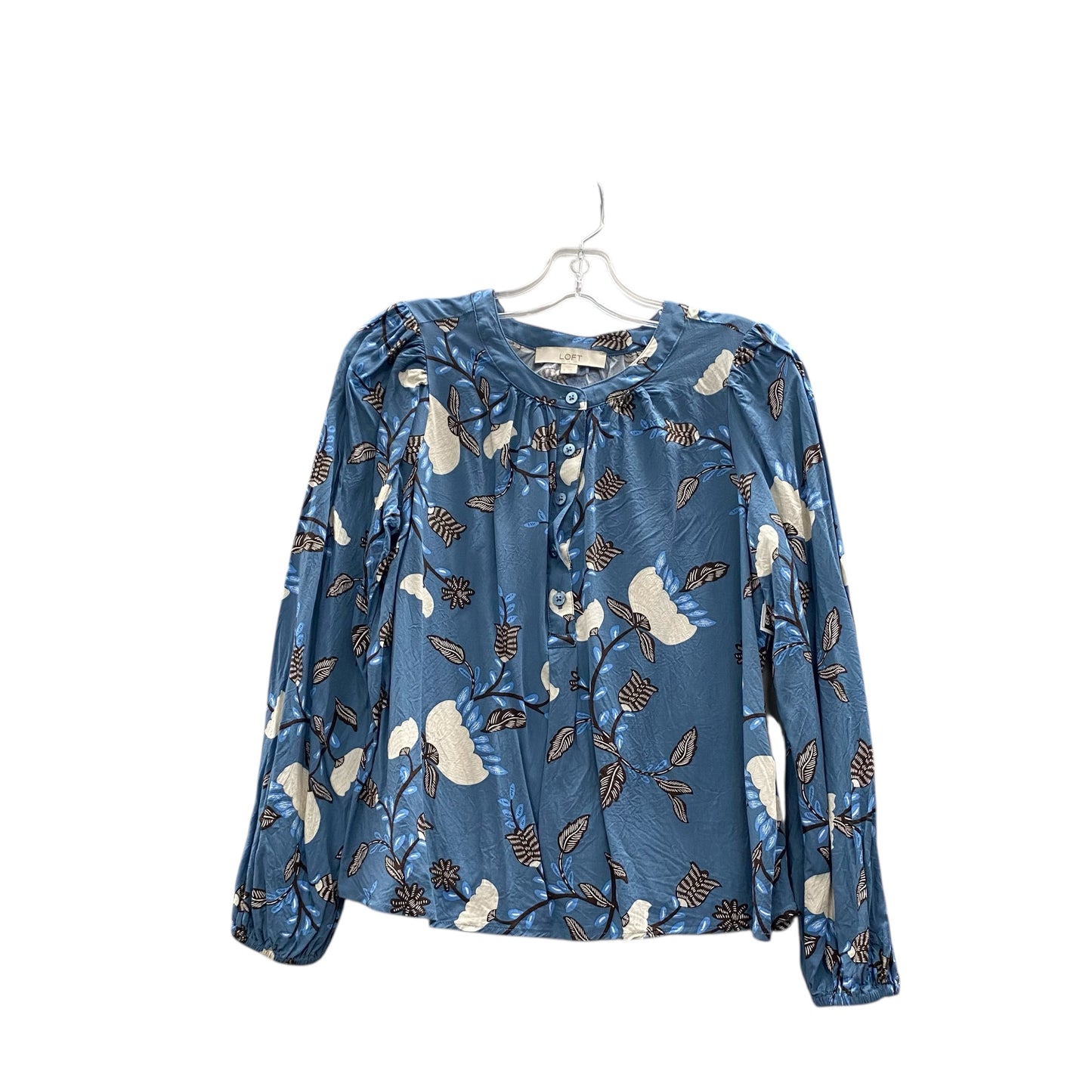 Top Ls By Loft In Blue, Size:S