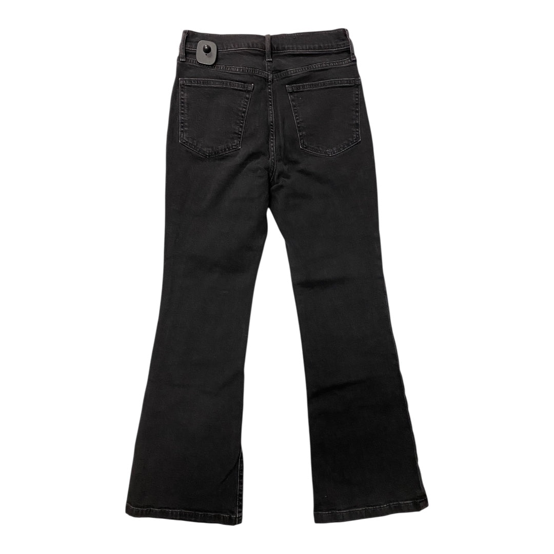 Jeans Wide Leg By Gap In Black Denim, Size:6