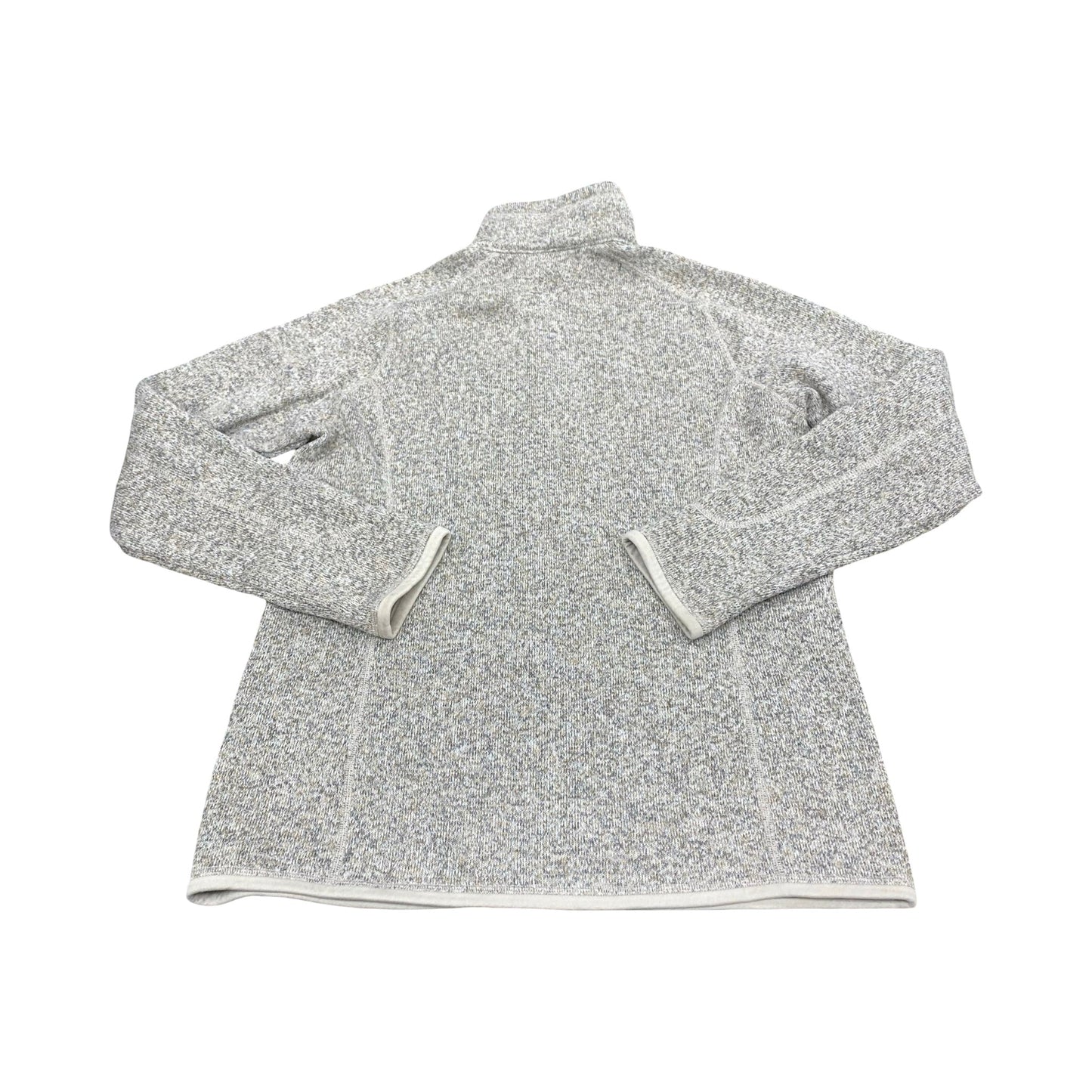 Athletic Fleece By Patagonia In Grey & Tan, Size:L