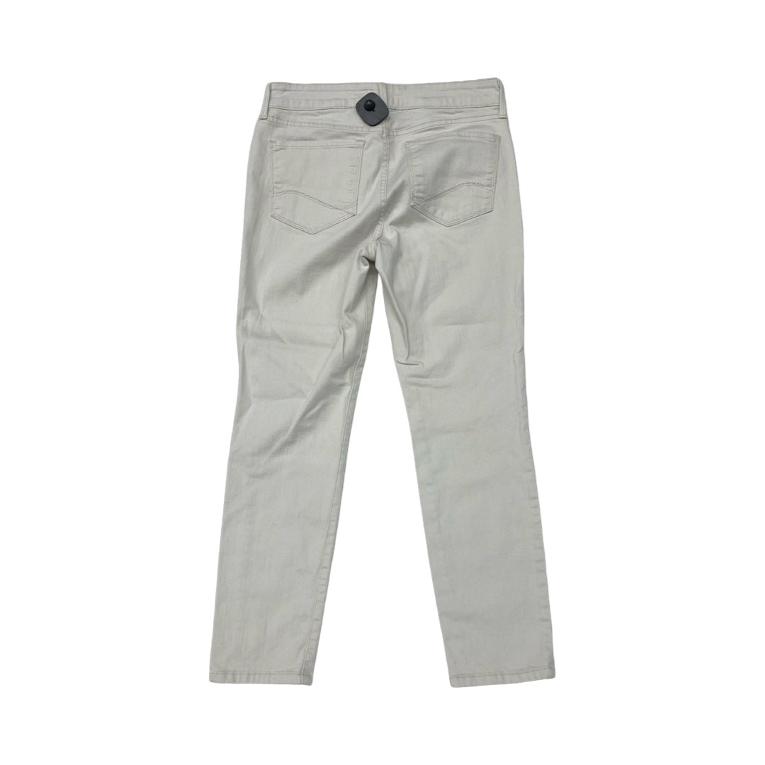 Jeans Straight By Not Your Daughters Jeans In Tan Denim, Size:4P