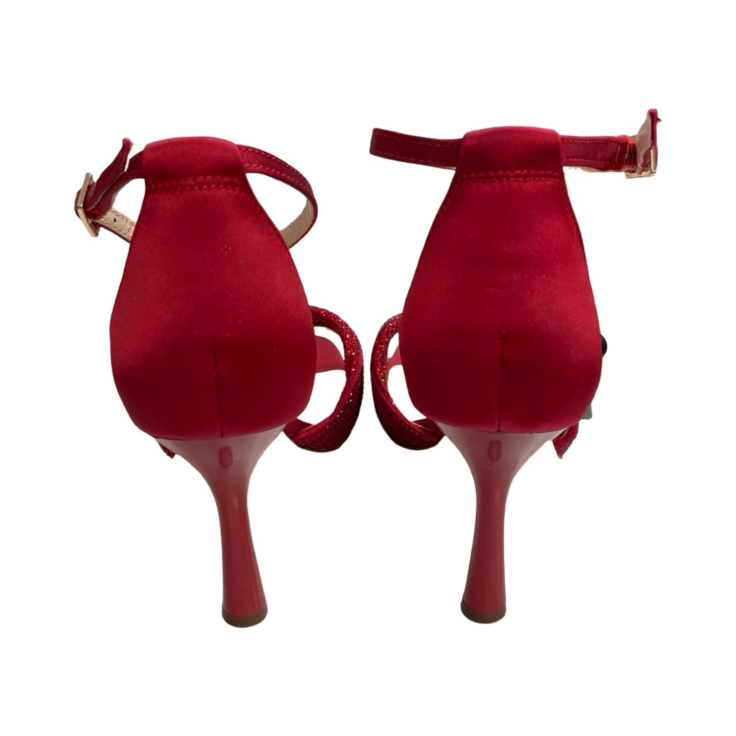 Sandals Heels Stiletto By Jessica Simpson In Red, Size:8.5