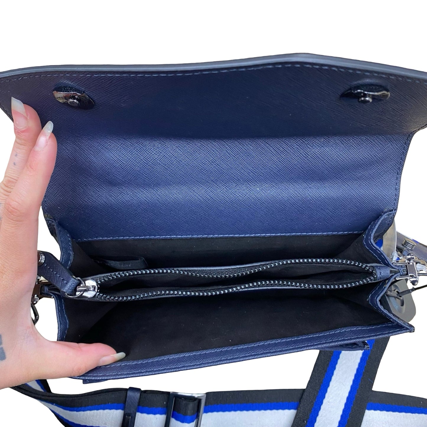 Handbag By Botkier In Navy, Size:Medium