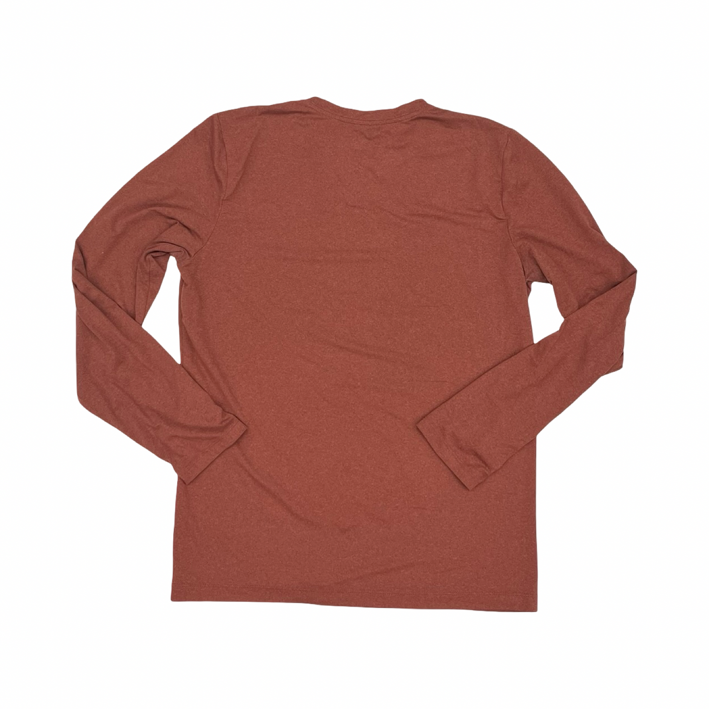 Athletic Top Ls Crewneck By Asics In Orange, Size:M