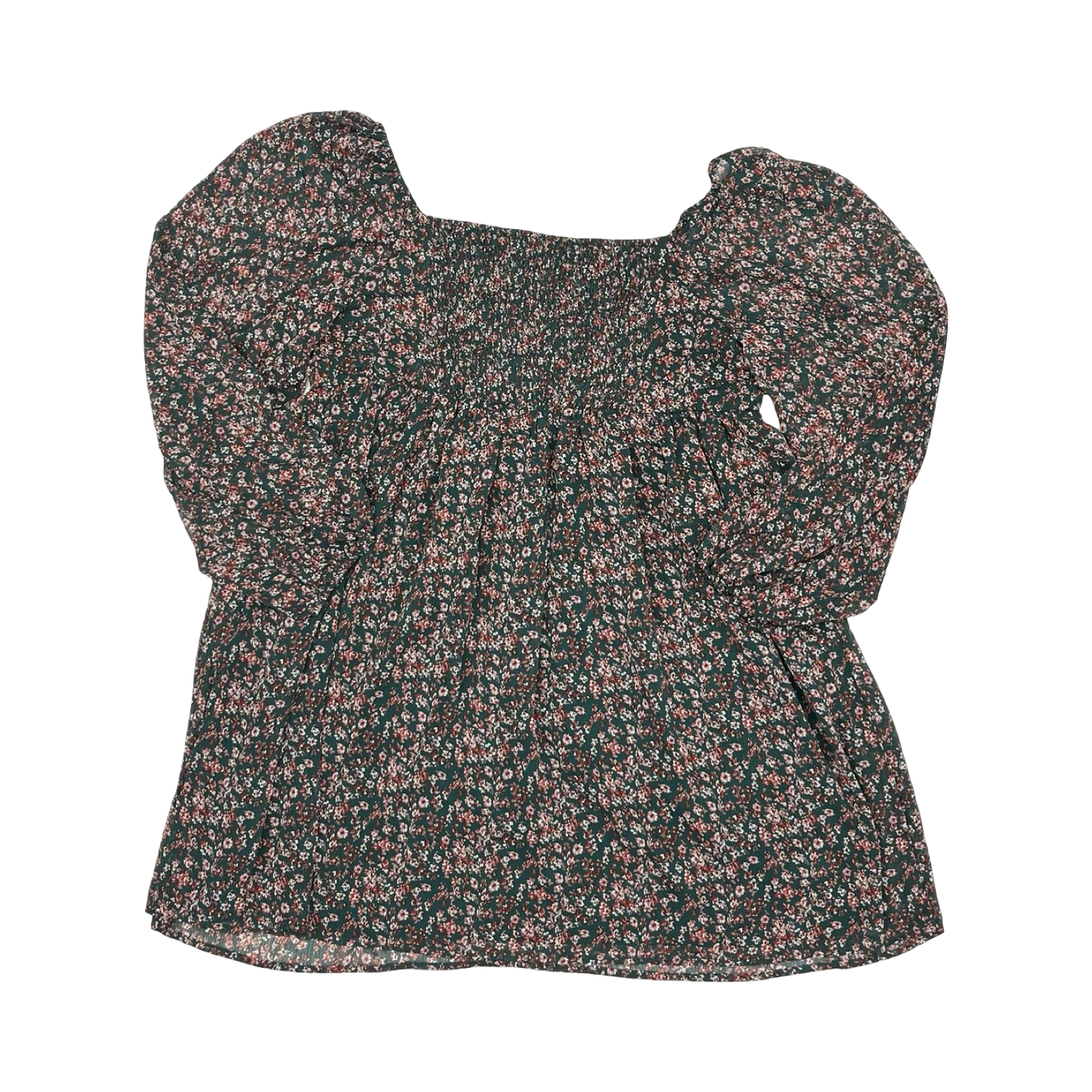Dress Casual Short By Cme In Floral Print, Size:Xxl