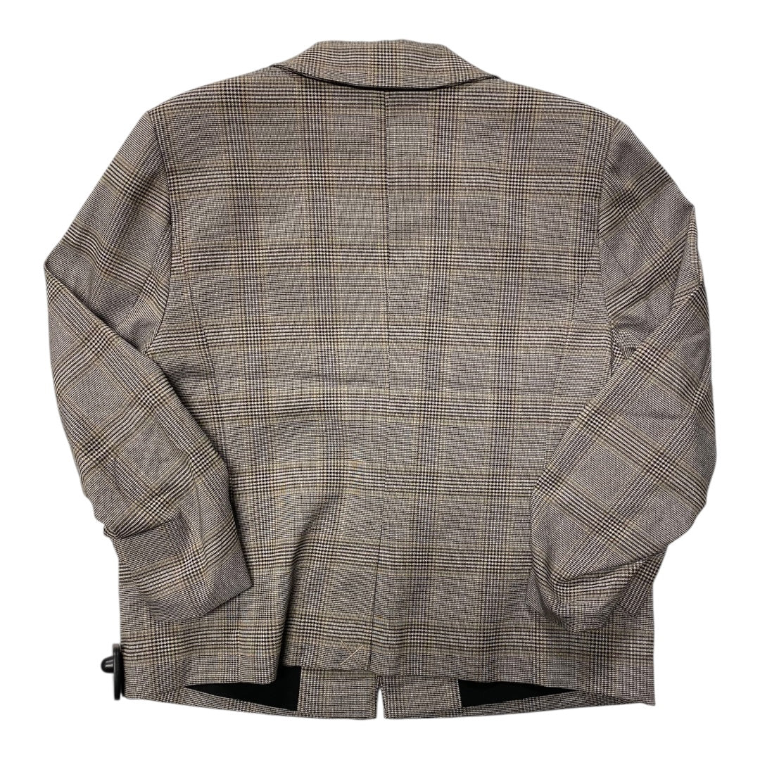Blazer By Evereve In Plaid Pattern, Size:M