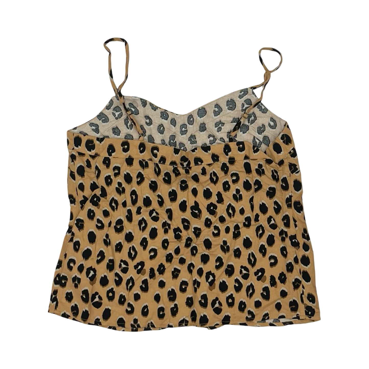 Blouse Sleeveless By A New Day In Leopard Print, Size:Xs