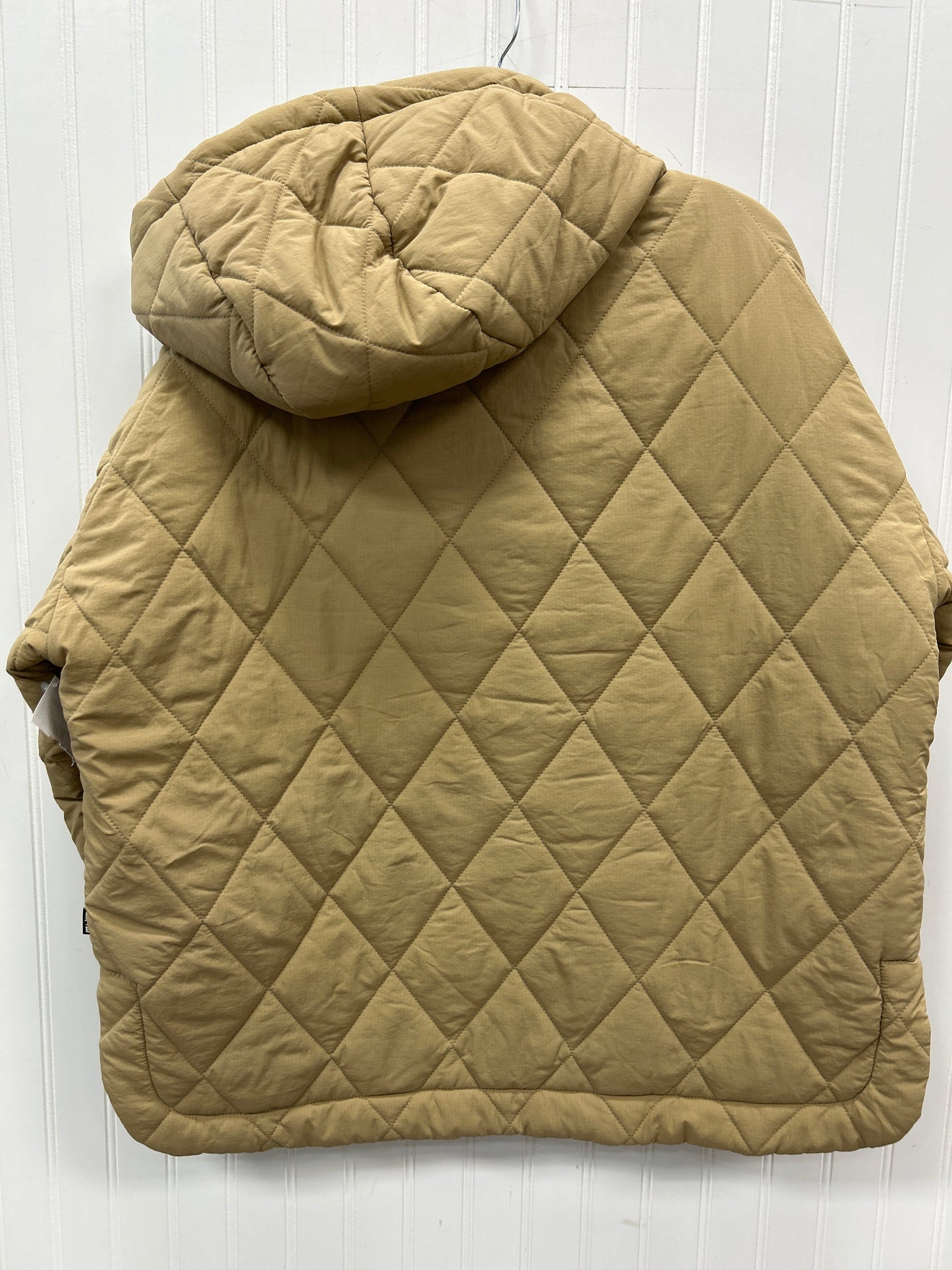 Coat Puffer & Quilted By Bass In Tan, Size:L