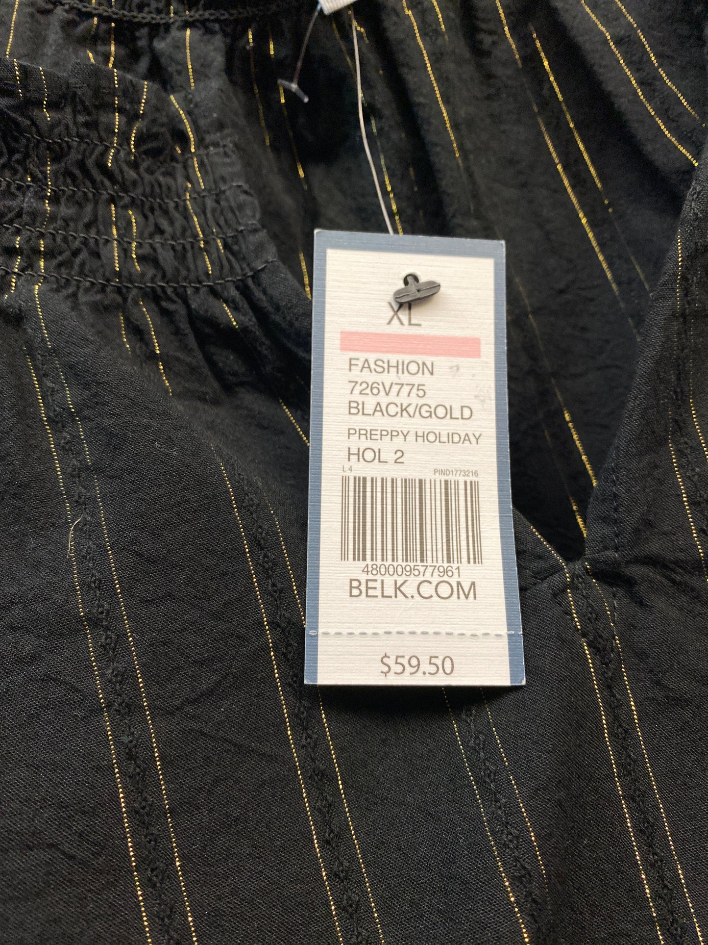 Top Long Sleeve By Crown And Ivy In Black, Size: Xl