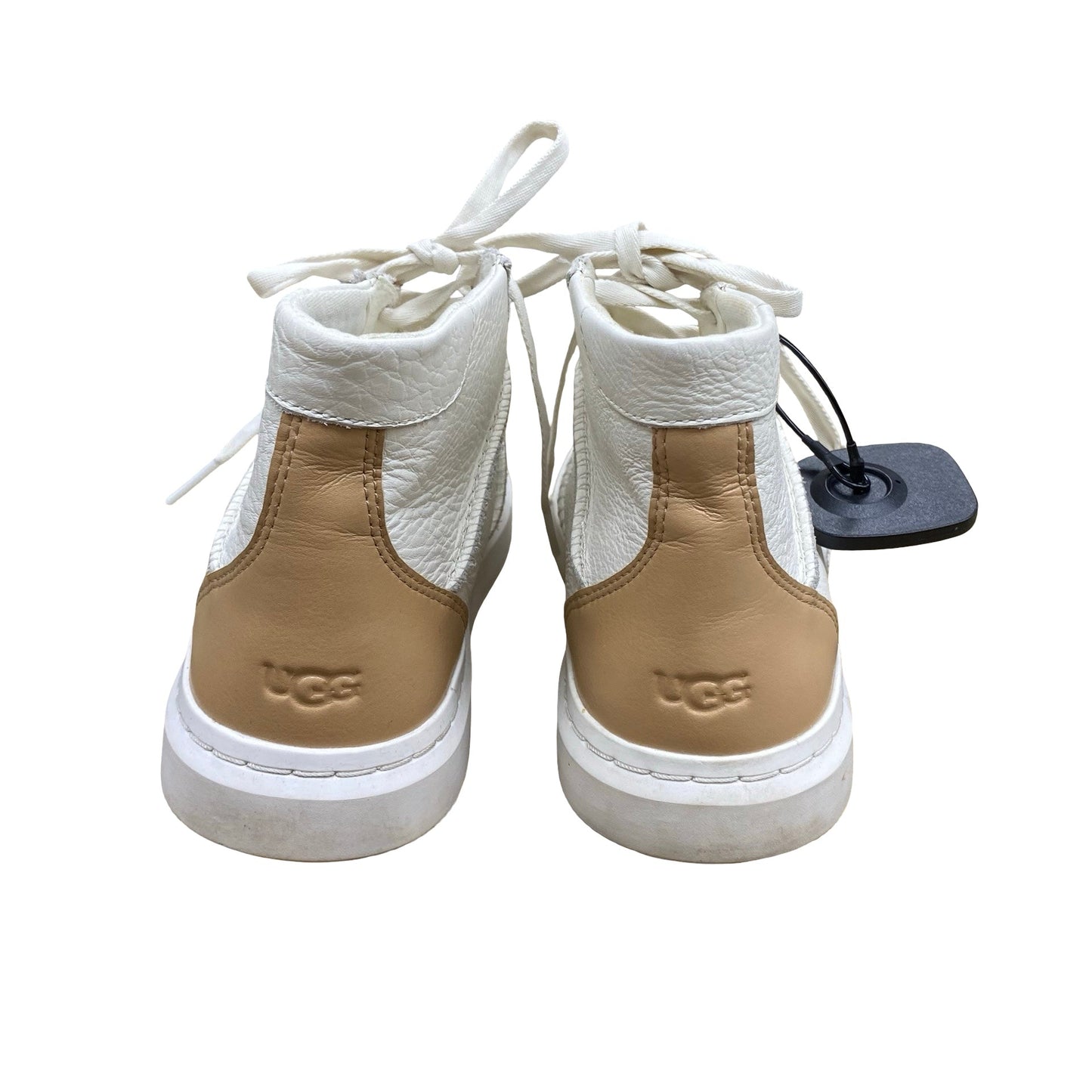Shoes Designer By Ugg In Brown & White, Size:8.5