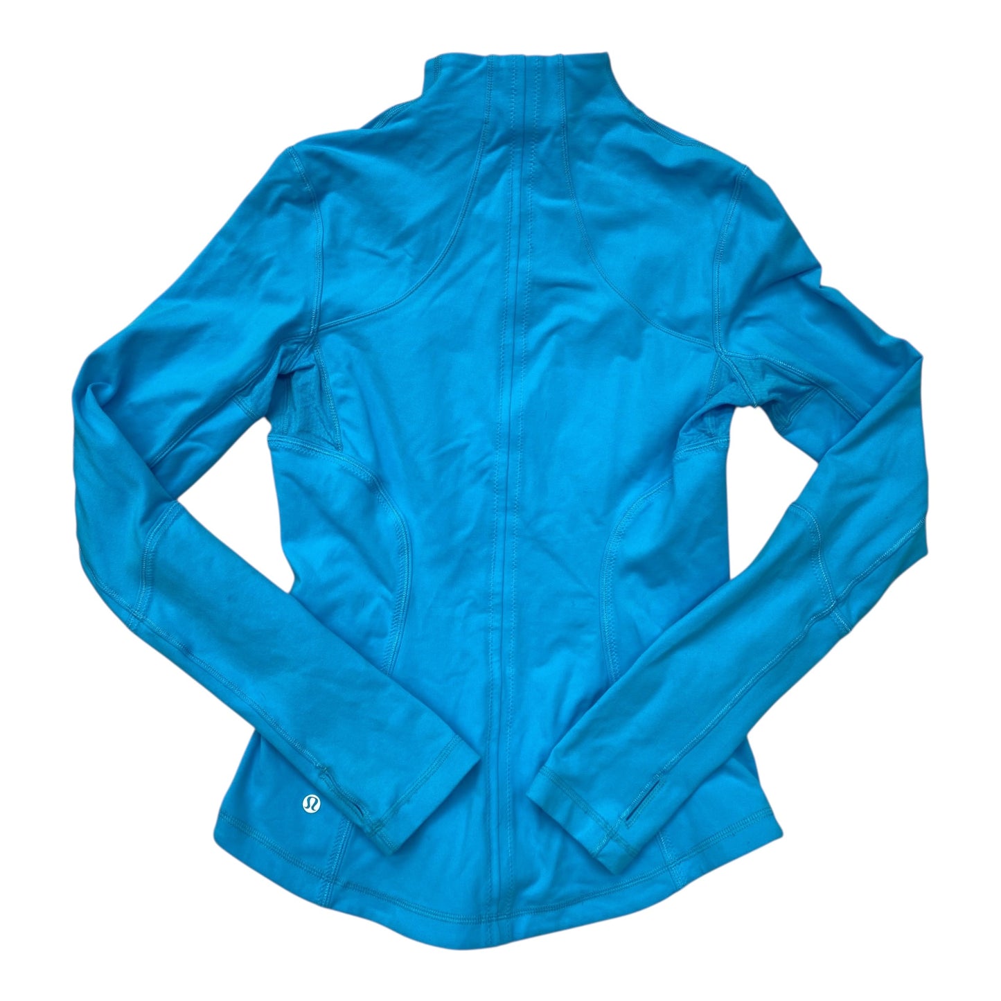 Athletic Jacket By Lululemon In Blue, Size:S