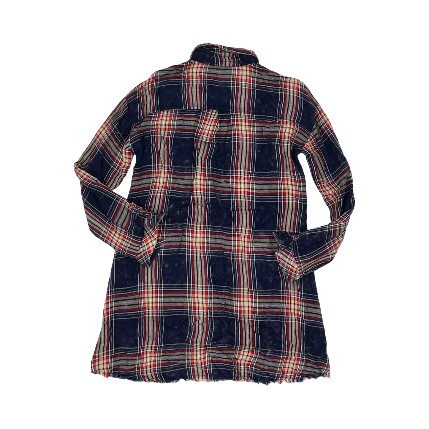 Tunic Ls By Mystree In Blue & Red, Size:S
