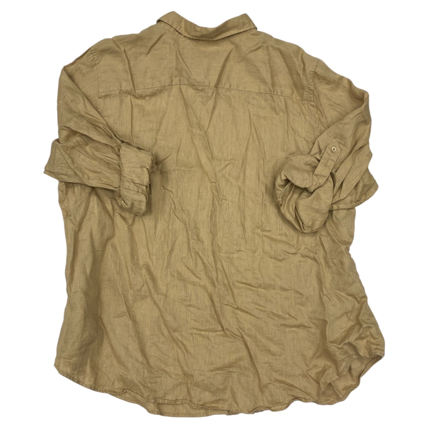 Top Ls By Lauren By Ralph Lauren In Brown, Size:3X