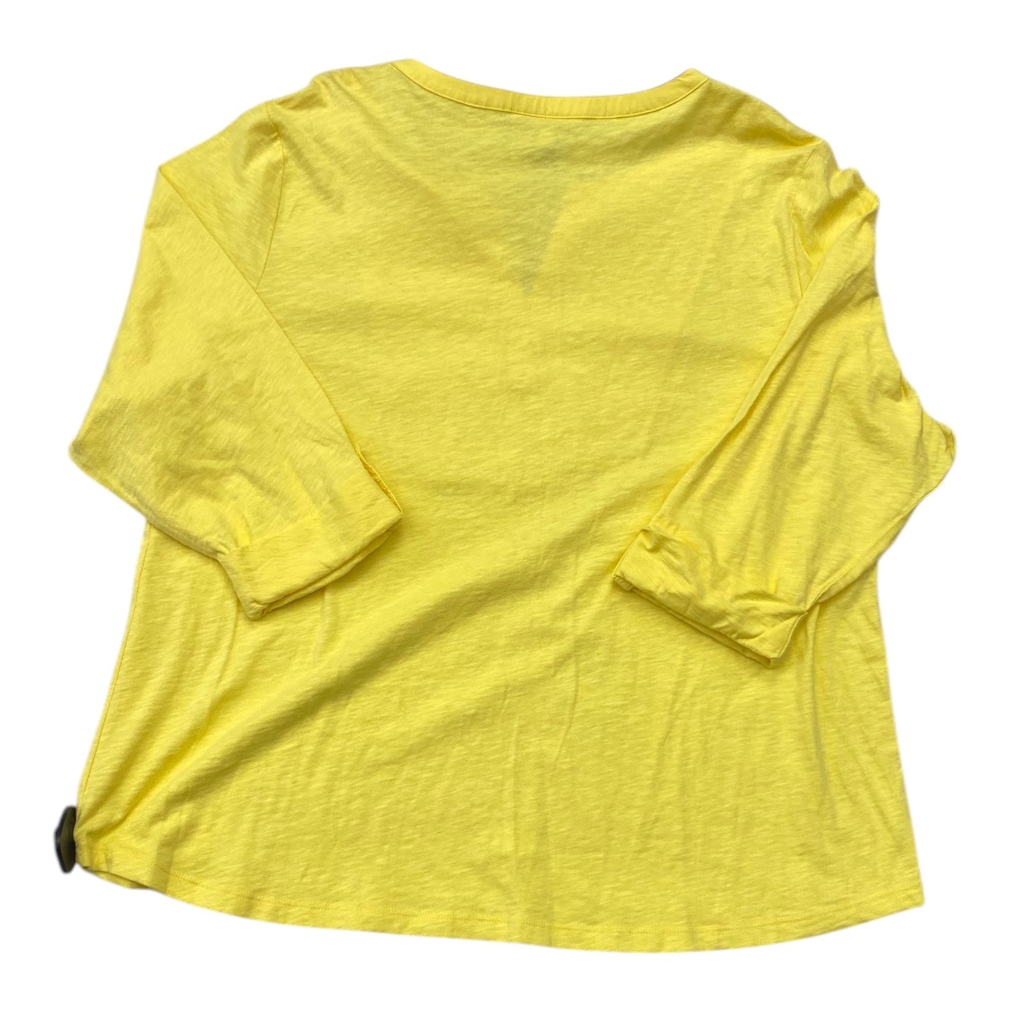 Top Ls By Karen Scott In Yellow, Size:3X