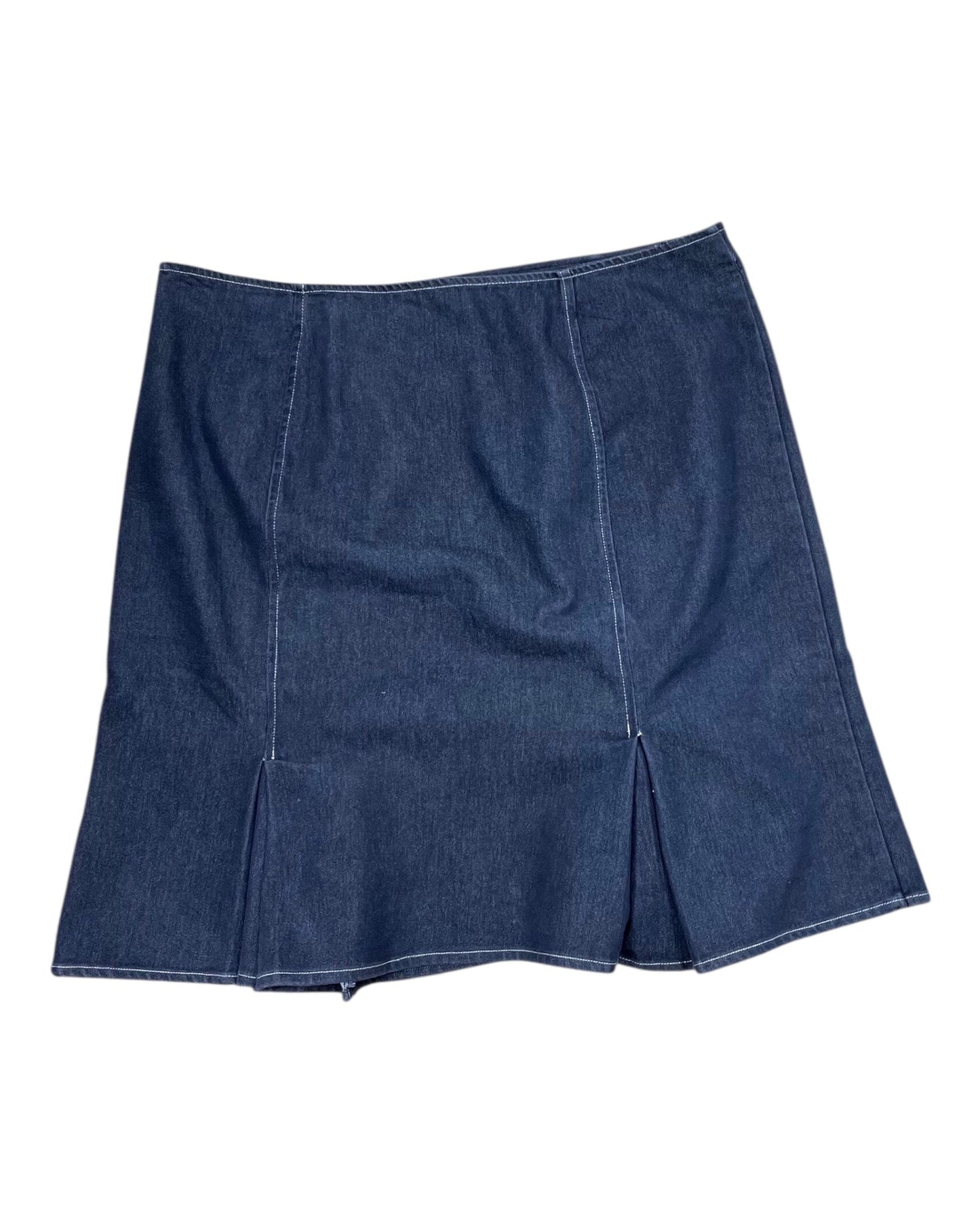 Skirt Maxi By Nine And Company In Blue Denim, Size:16