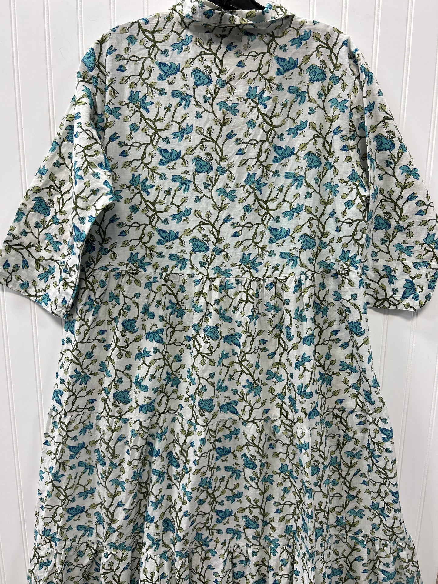 Dress Casual Maxi By Cmc In Floral Print, Size:Osfm