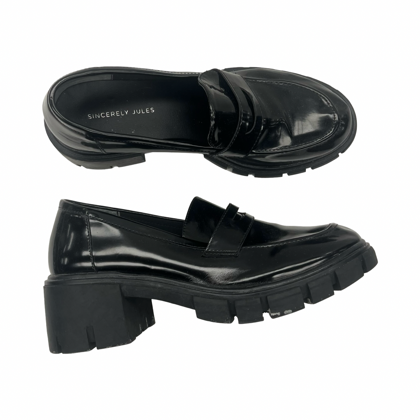 Shoes Heels Block By Sincerely Jules In Black, Size:10