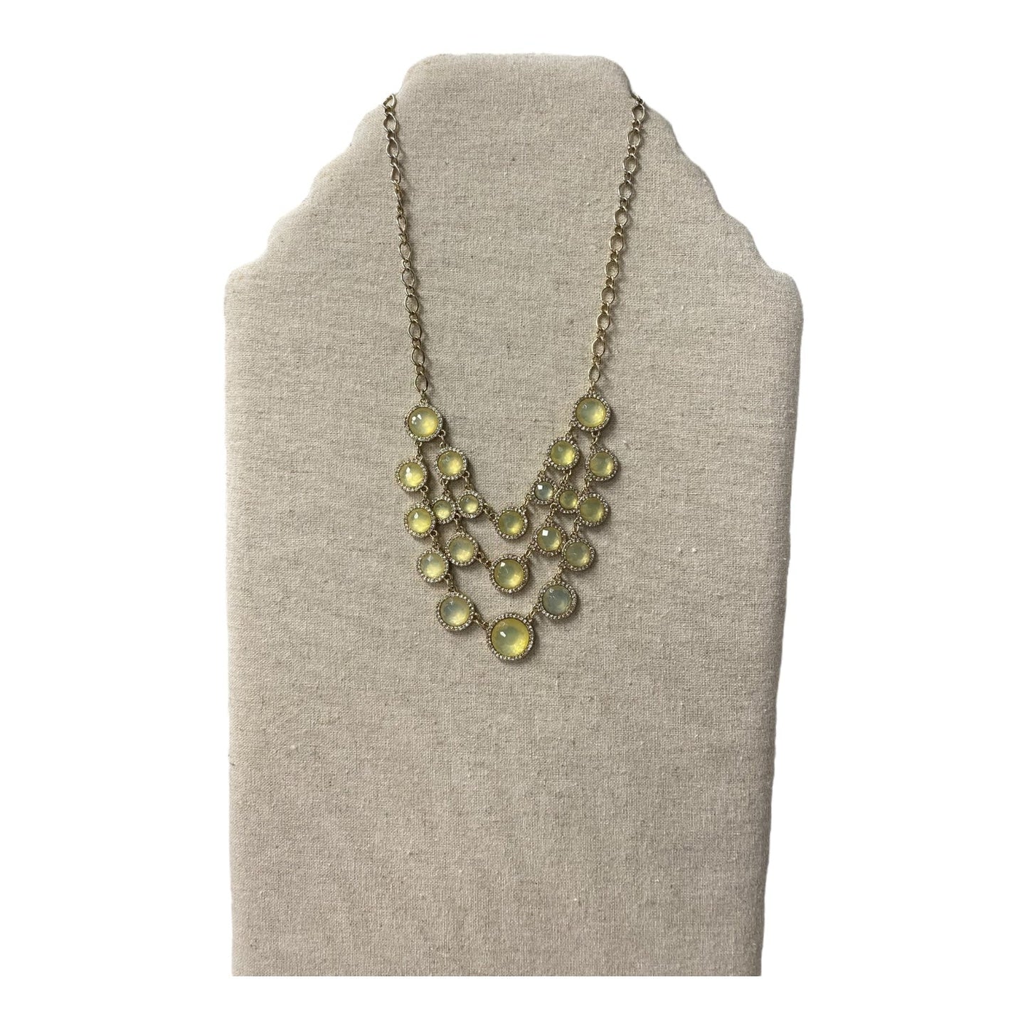 Necklace Layered By Cme In Yellow