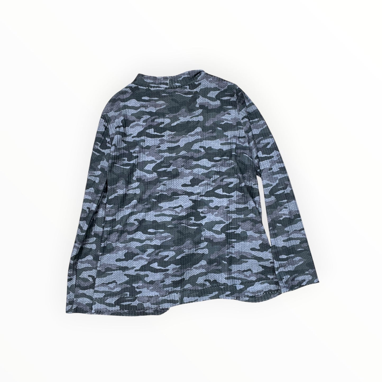 Cardigan By Clothes Mentor In Black & Grey, Size:L