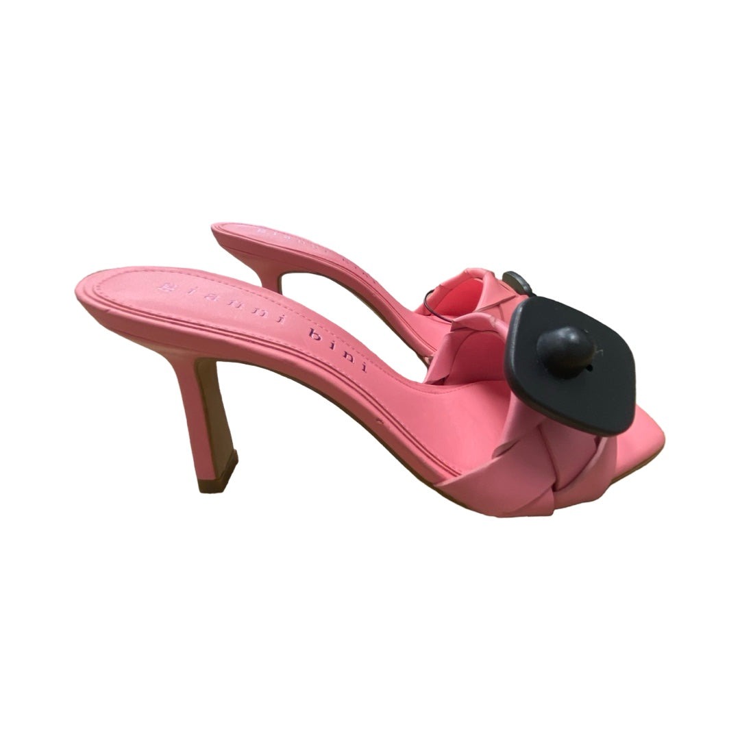 Sandals Heels Kitten By Gianni Bini In Pink, Size:7