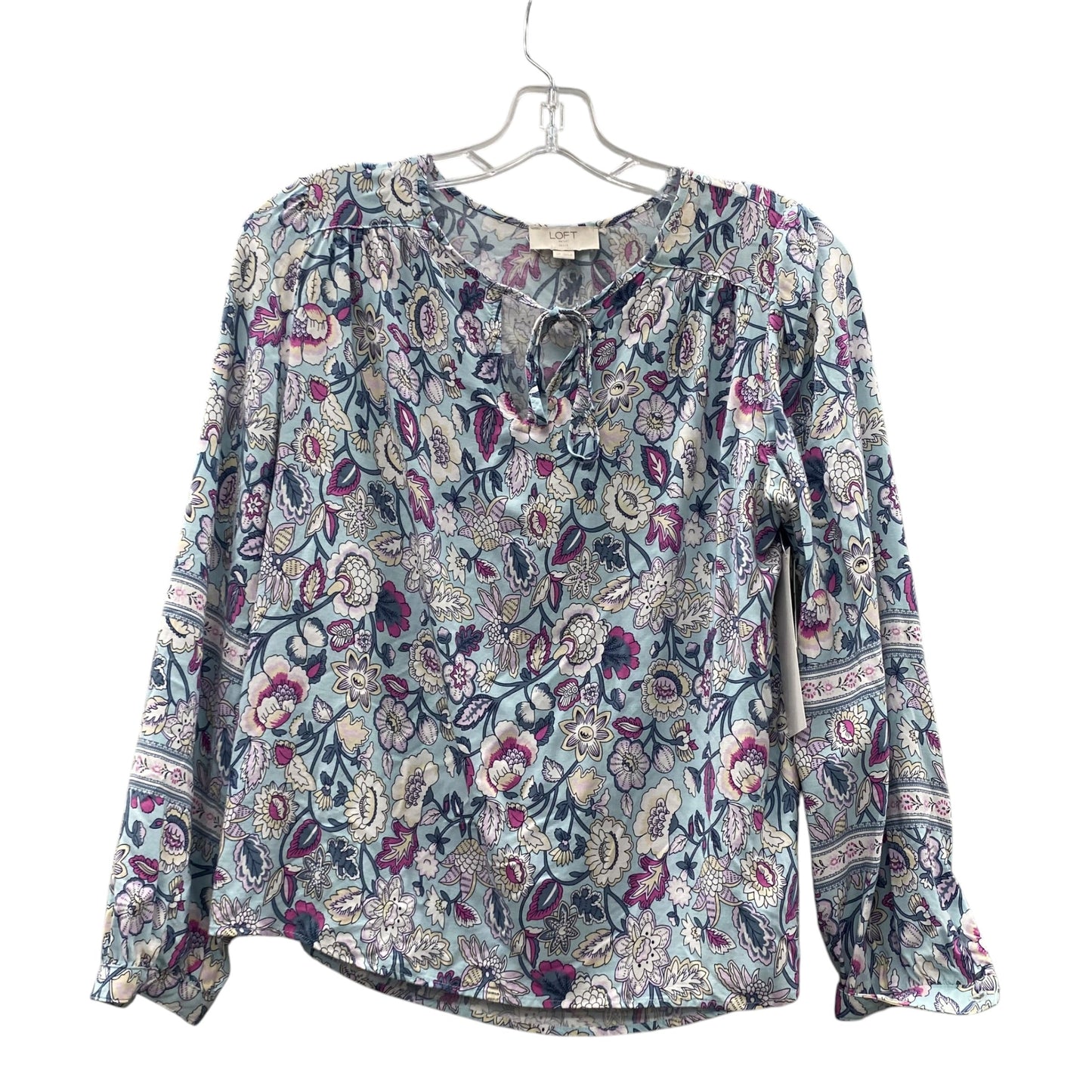 Top Ls By Loft In Blue, Size:Sp