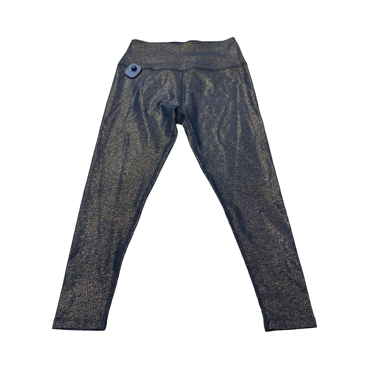 Athletic Leggings By Beyond Yoga In Black & Gold, Size:Xl