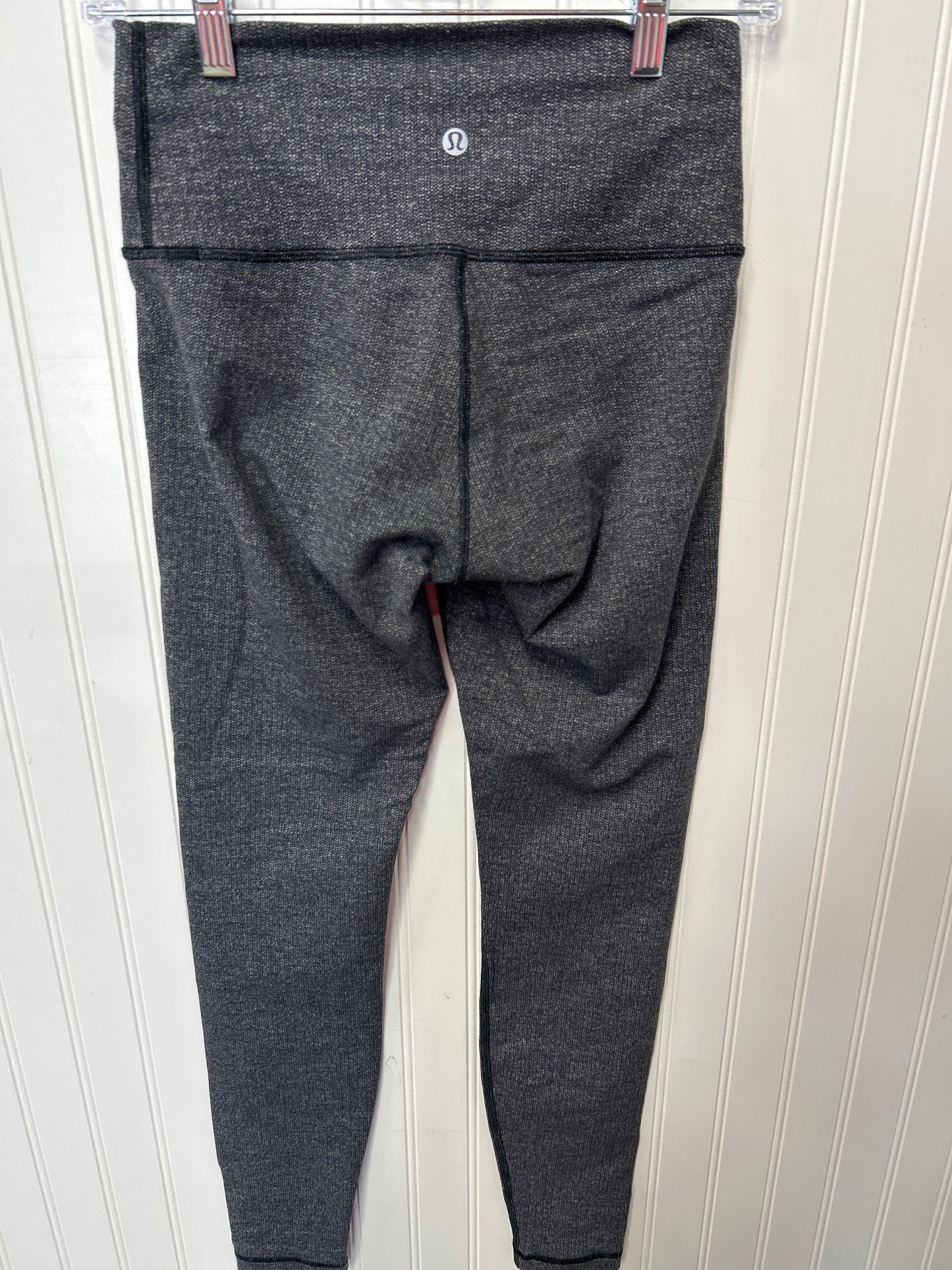 Athletic Leggings By Lululemon In Grey, Size:4