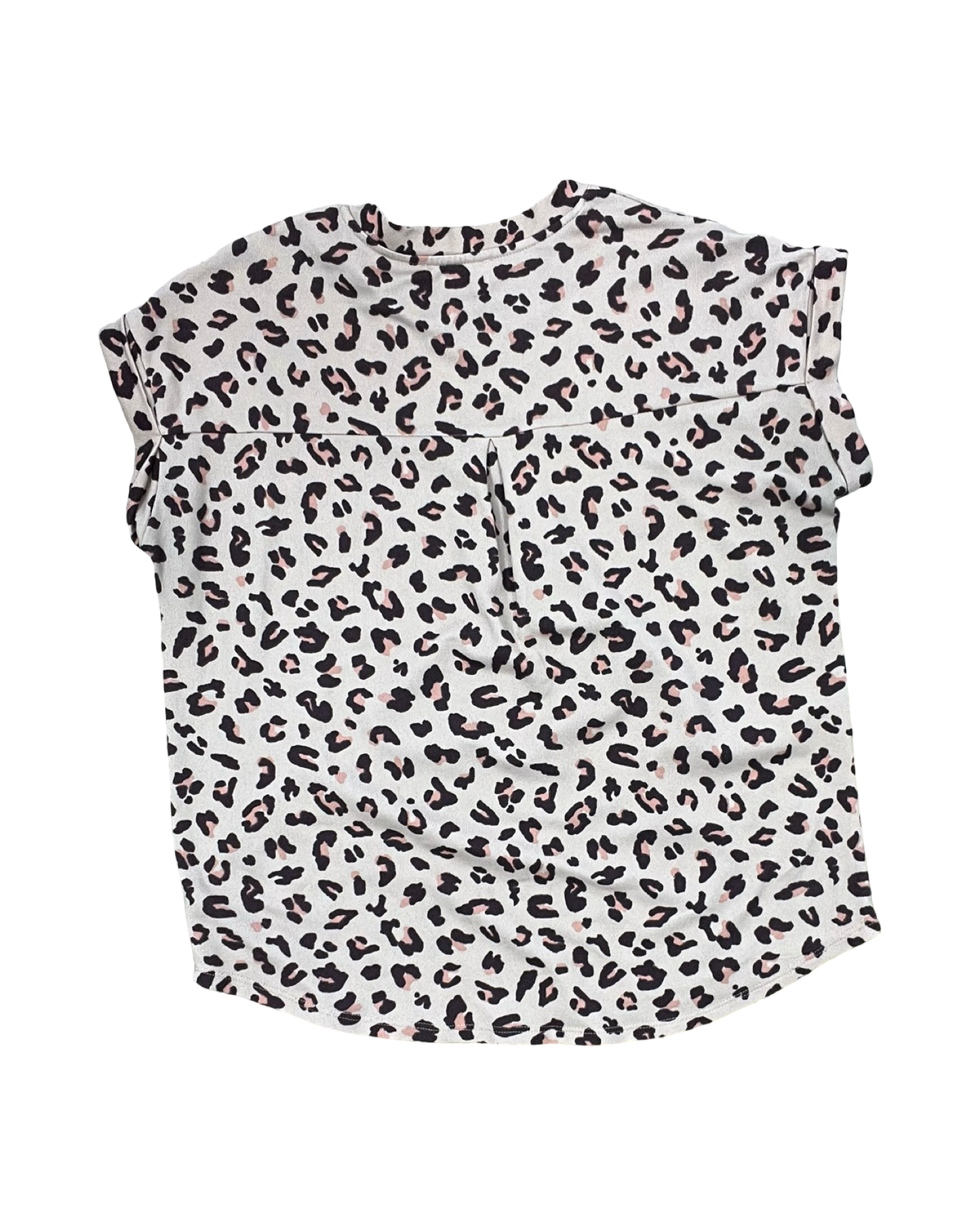 Top Ss By Como Vintage In Leopard Print, Size:L