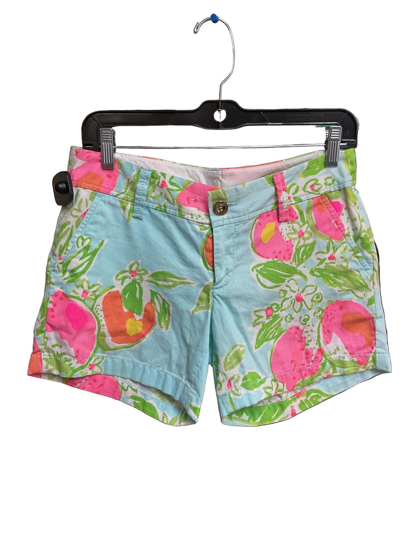 Shorts By Lilly Pulitzer In Blue & Green, Size:2