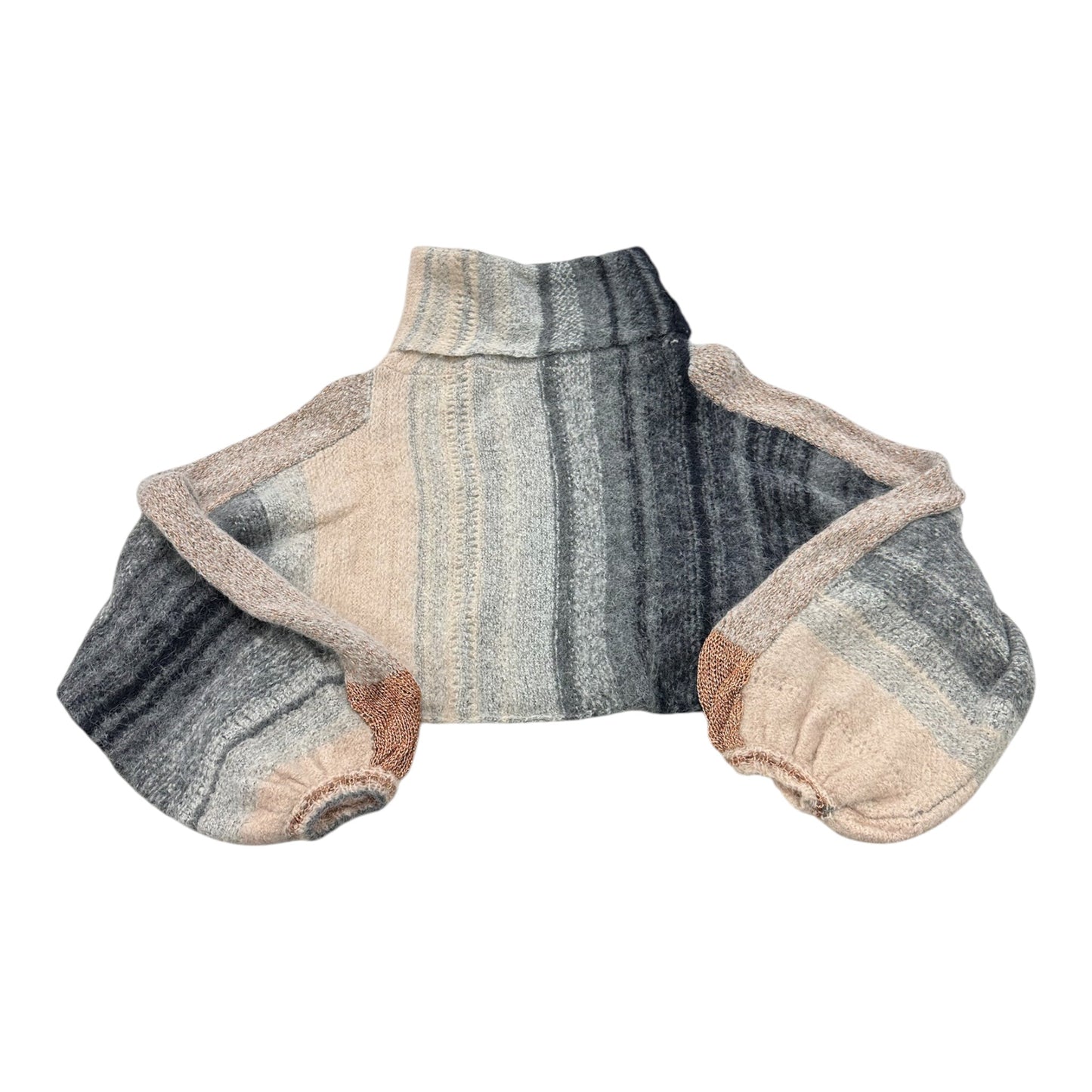 Sweater By Free People In Grey & Pink, Size:Xs