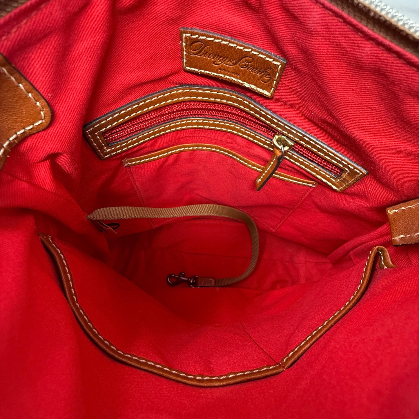 Madison Signature Crossbody Designer By Dooney And Bourke, Size: Medium