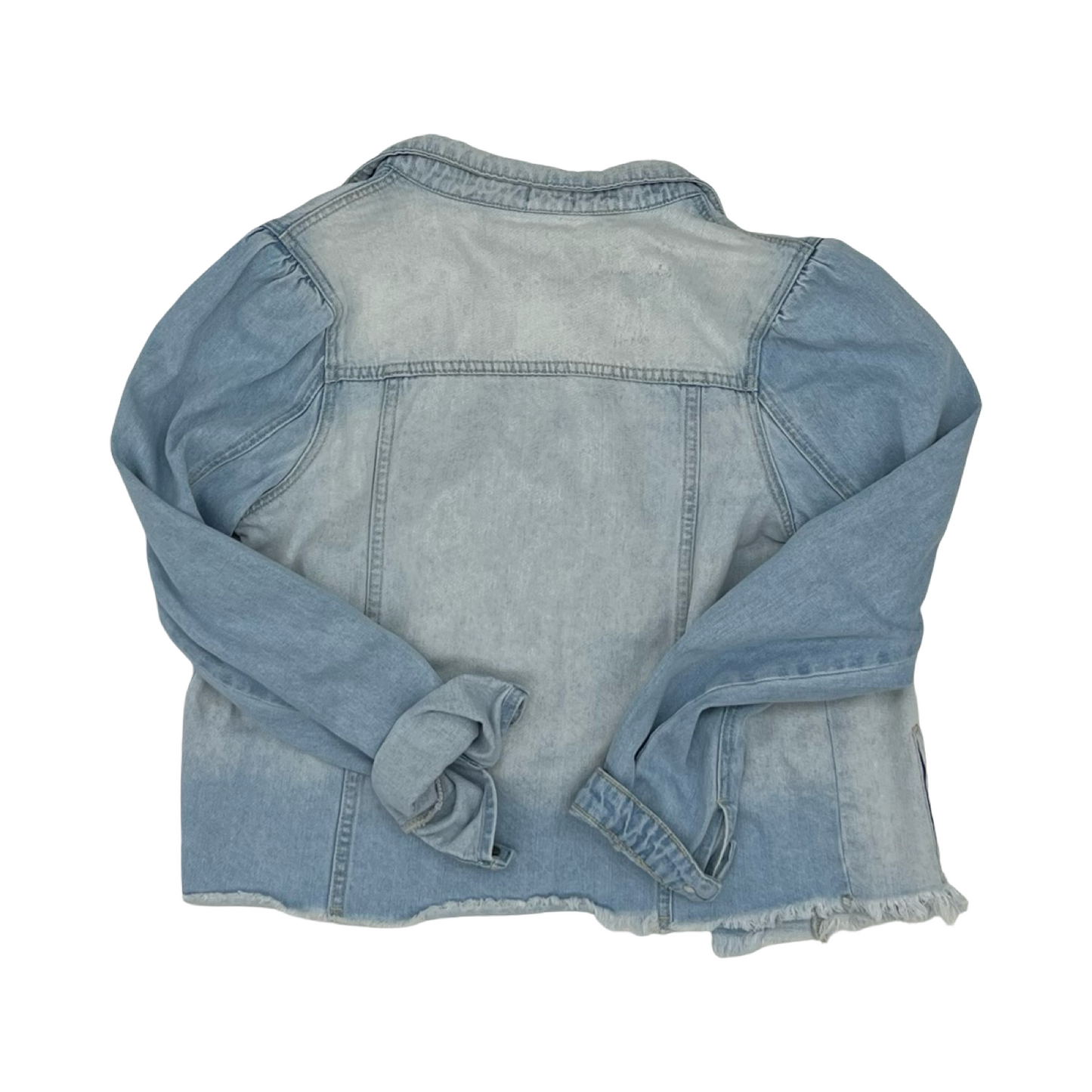 Jacket Denim By Kancan In Blue Denim, Size:M