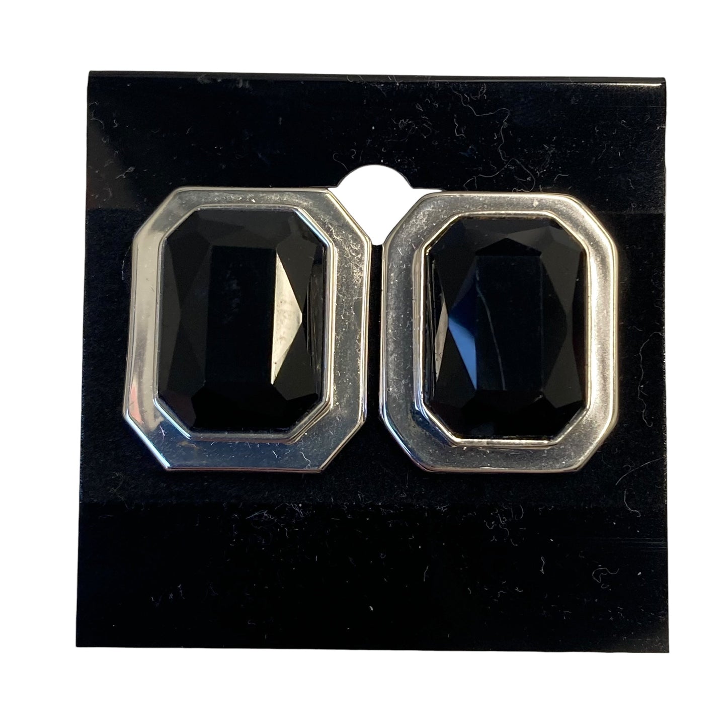 Earrings Stud By J. Crew In Black & Silver