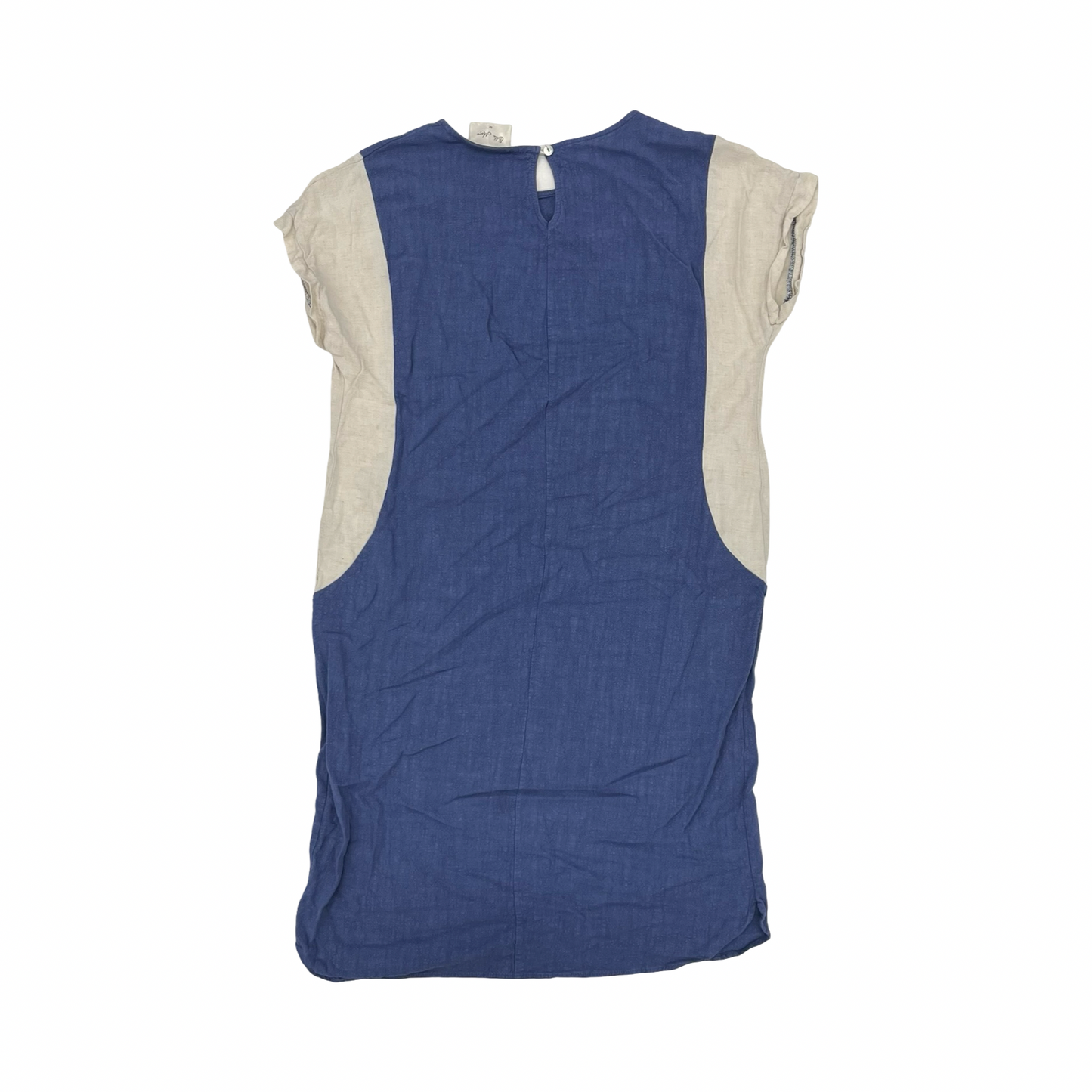 Dress Casual Midi By Clothes Mentor In Blue & White, Size:M