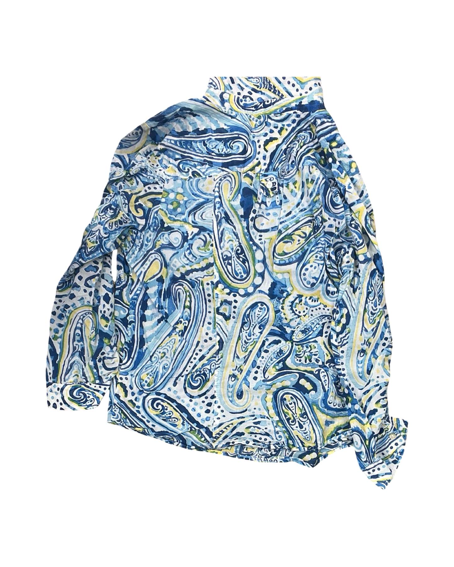 Top Ls By Chicos In Blue & Green, Size:M