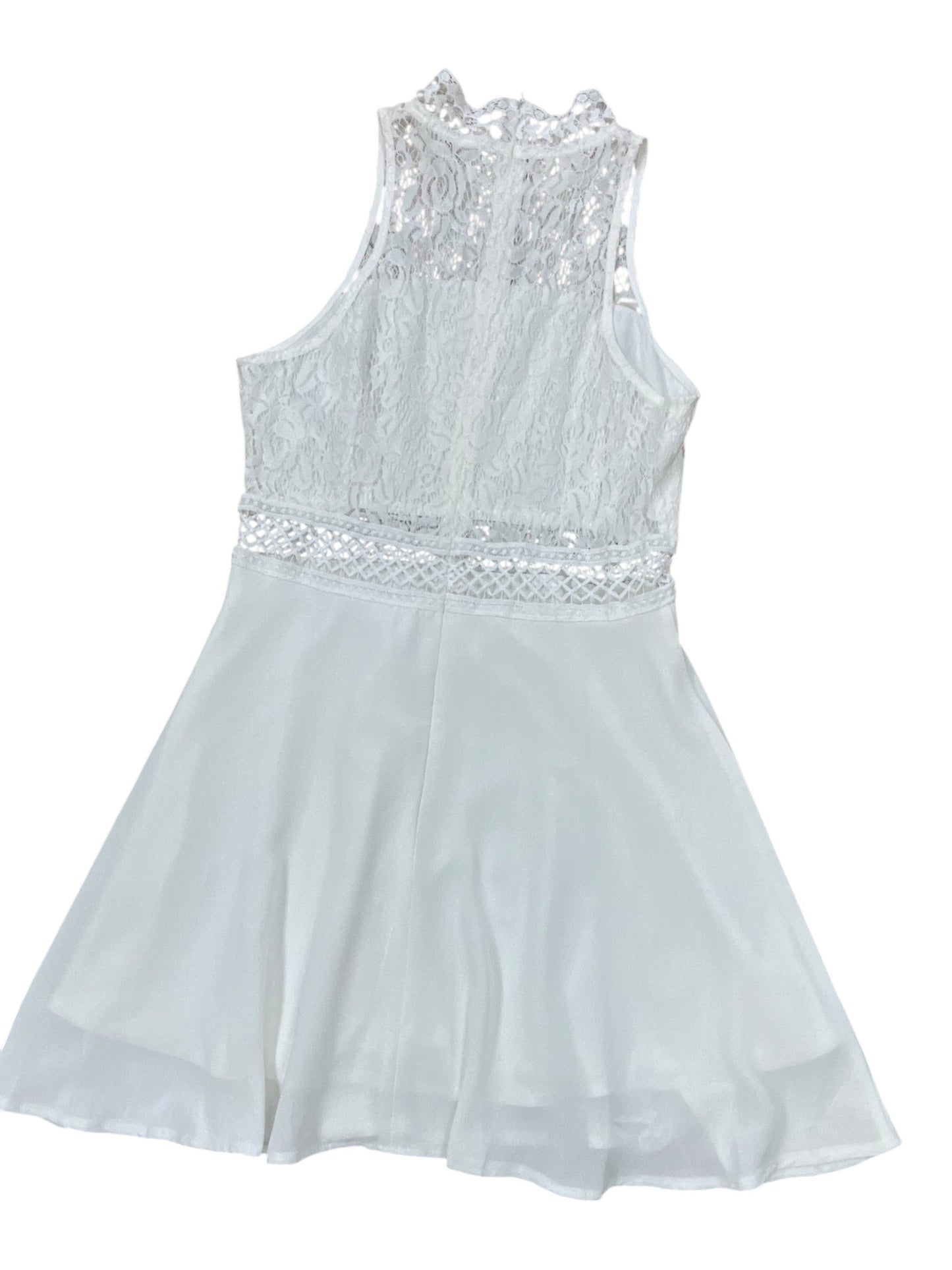 Dress Casual Midi By Merona In Black & White, Size:M