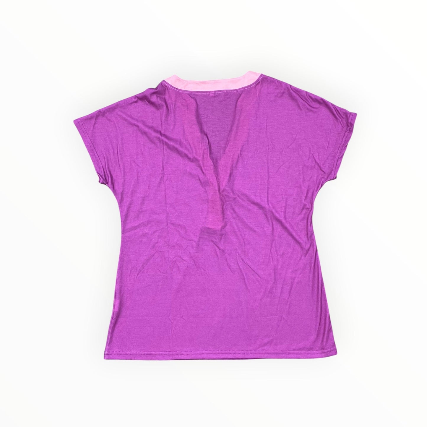 Top Ss By Top Style In Pink & Purple, Size:M