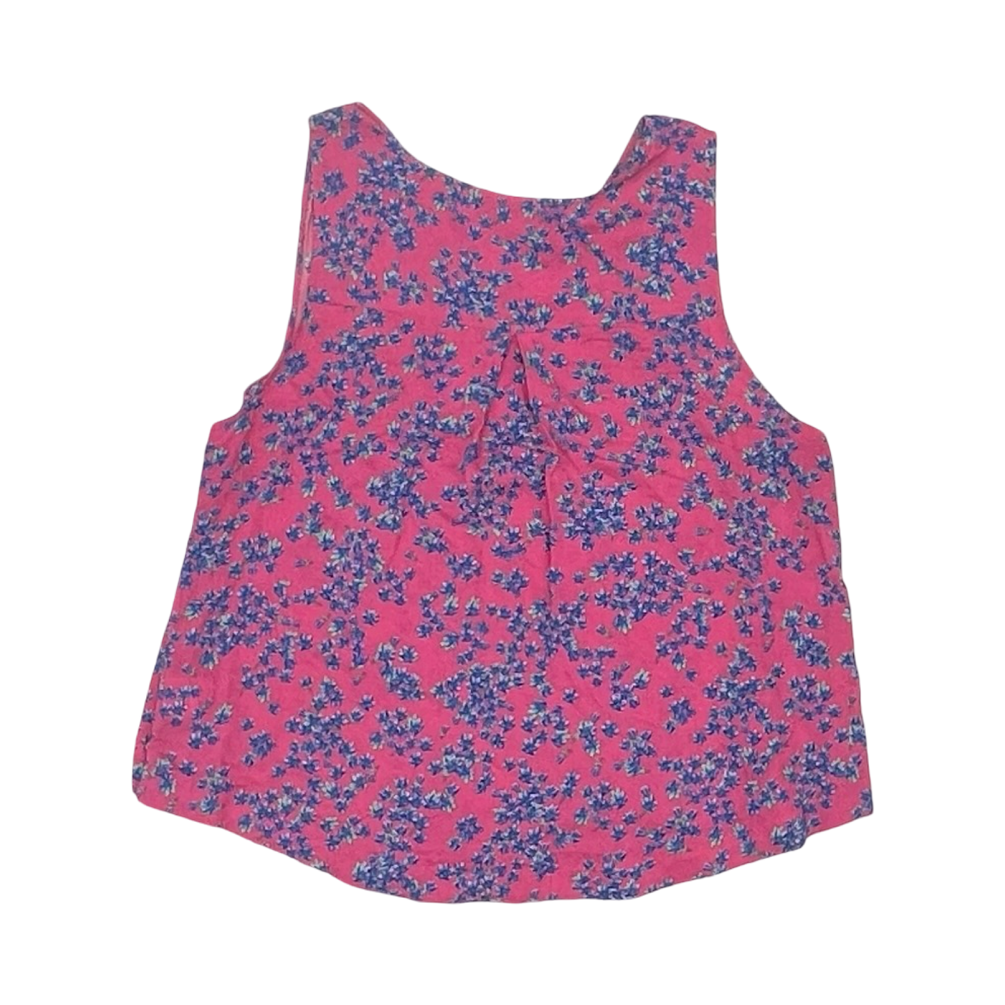 Blouse Sleeveless By Draper James In Blue & Pink, Size:Xl