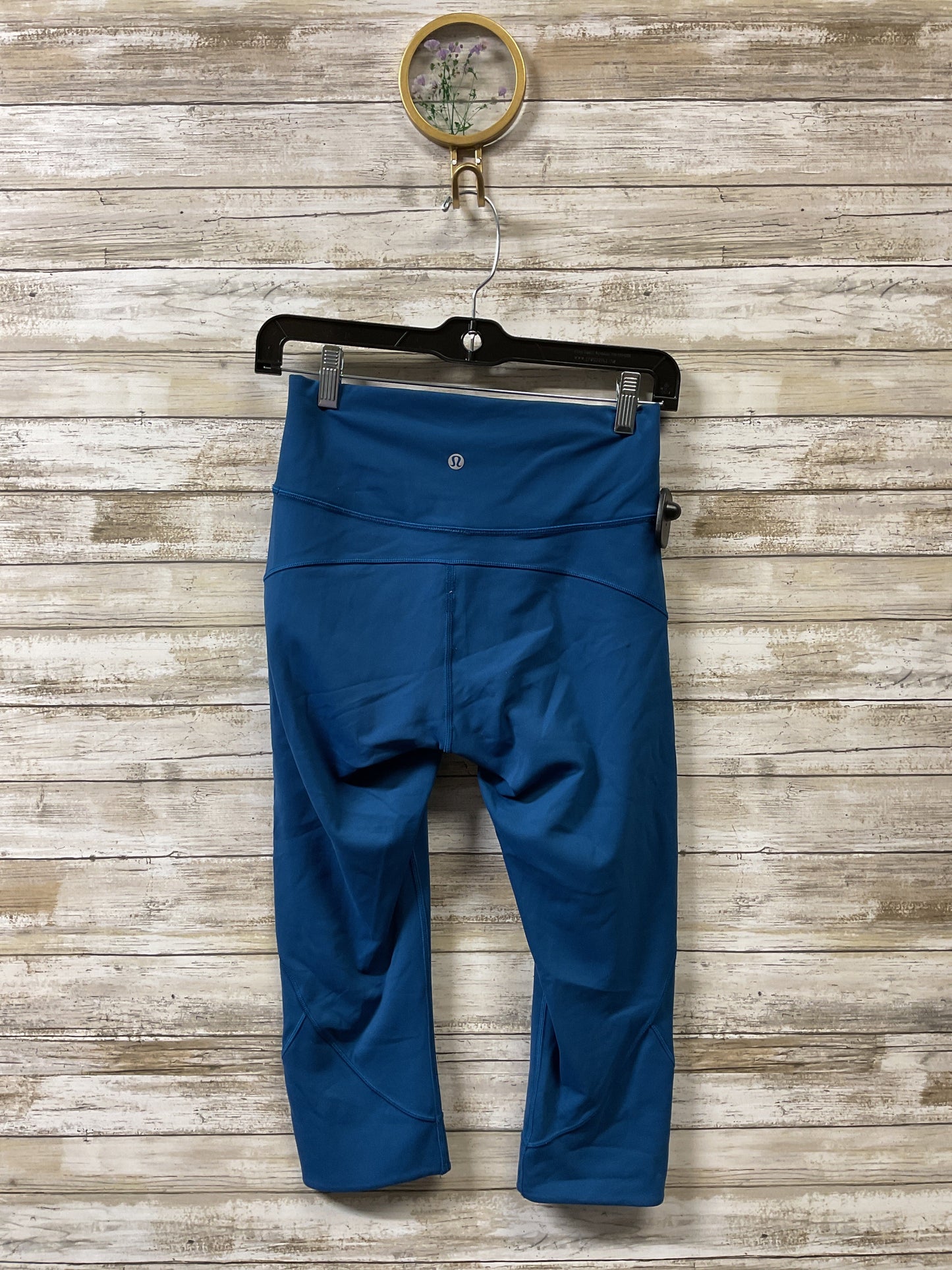 Athletic Leggings Capris By Lululemon In Blue, Size:6