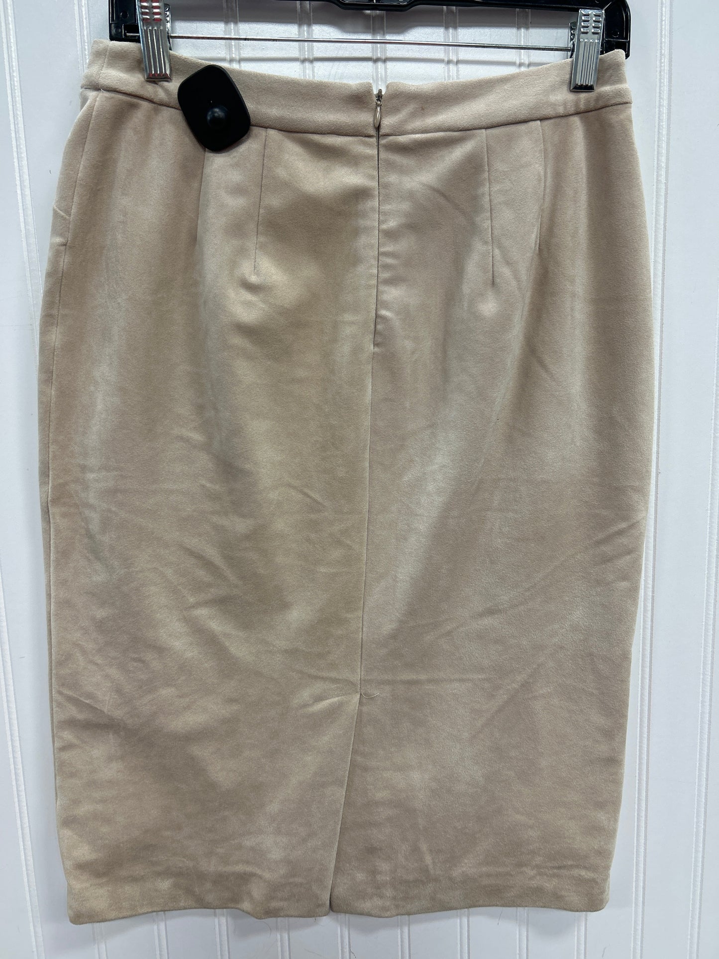 Skirt Midi By Calvin Klein In Cream, Size:4