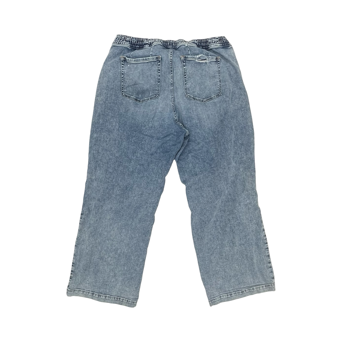 Pants Wide Leg By Lane Bryant In Blue Denim, Size:22