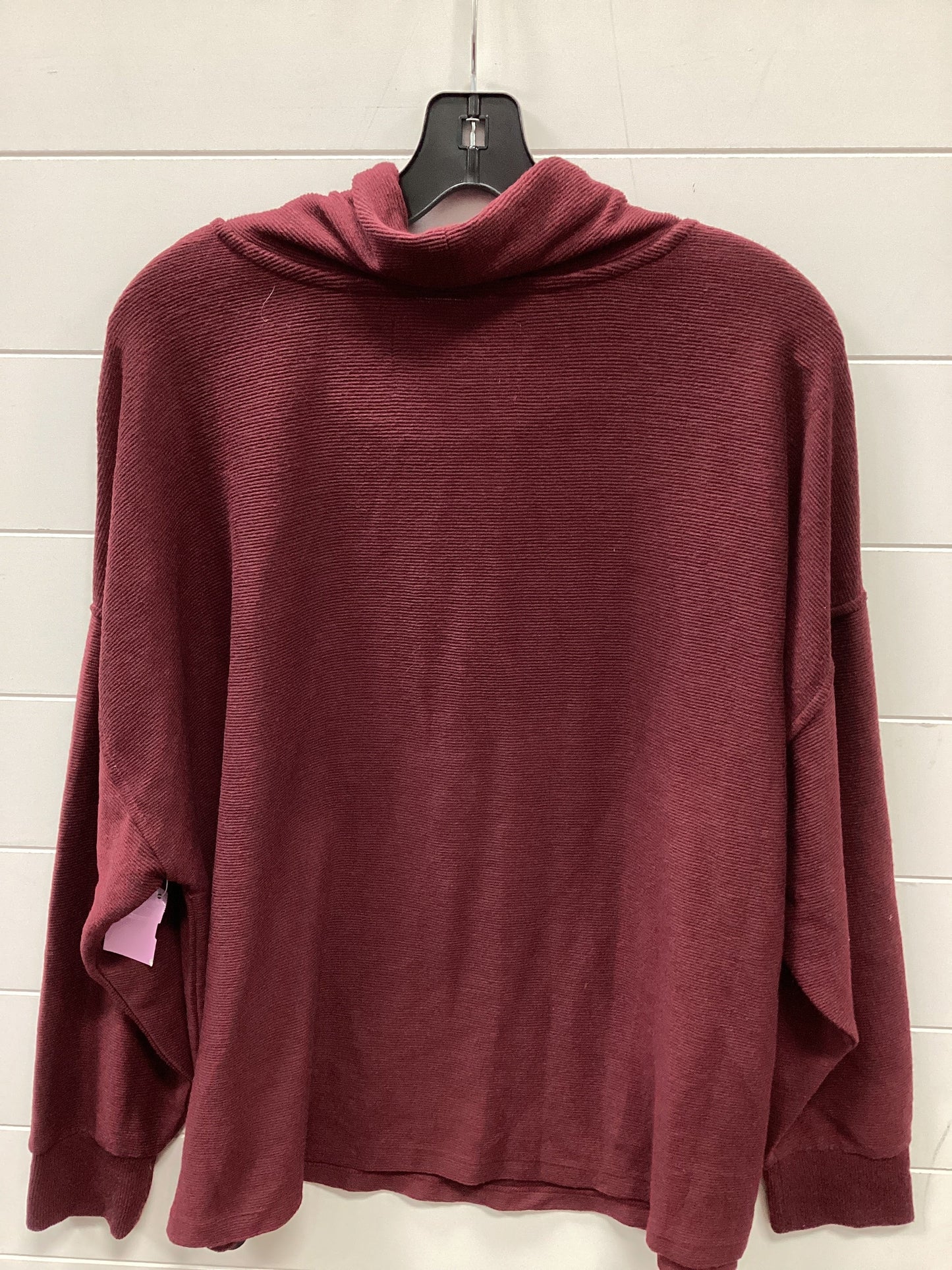 Top Ls By Cupio In Maroon, Size:1X