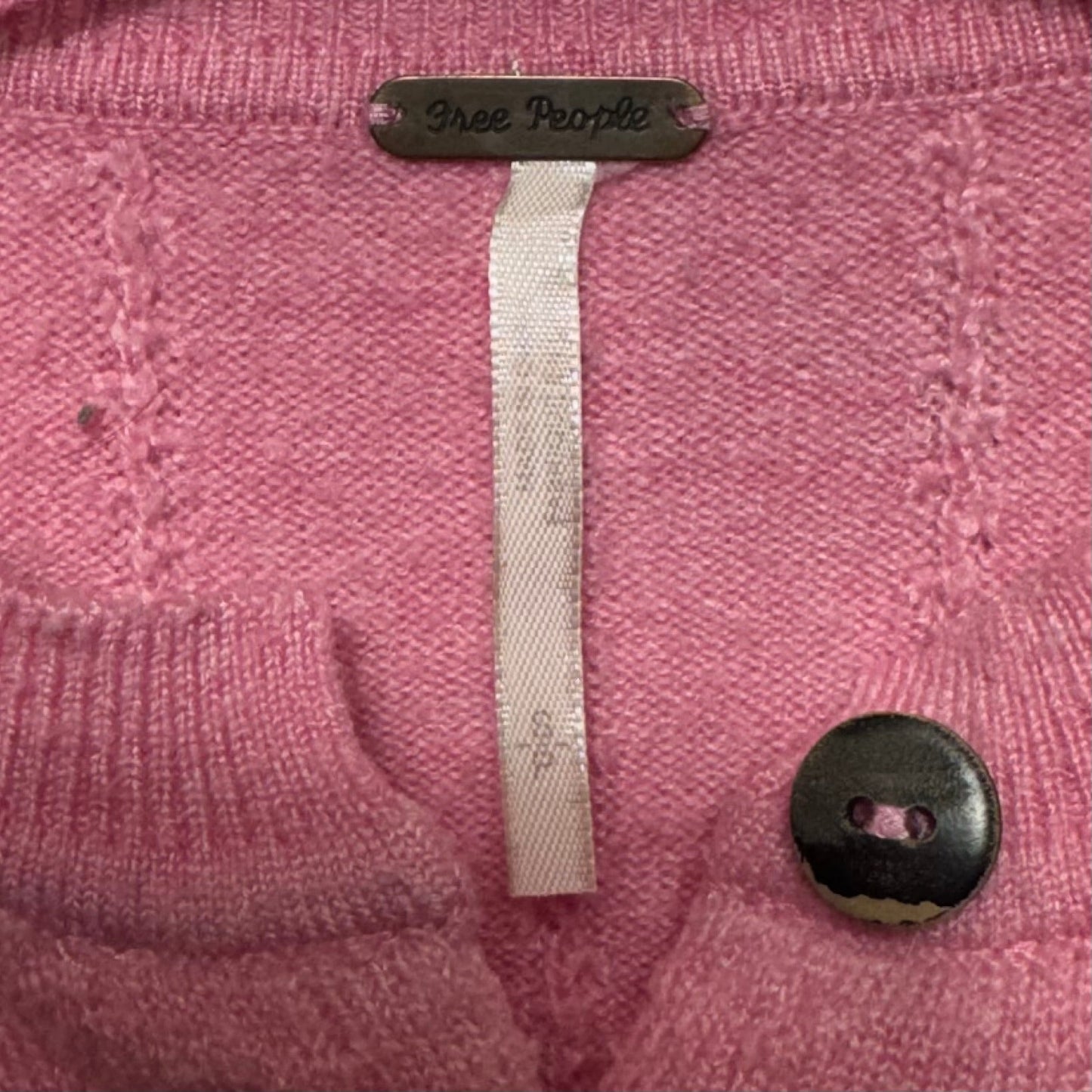 Sweater Cardigan By Free People In Pink, Size: S