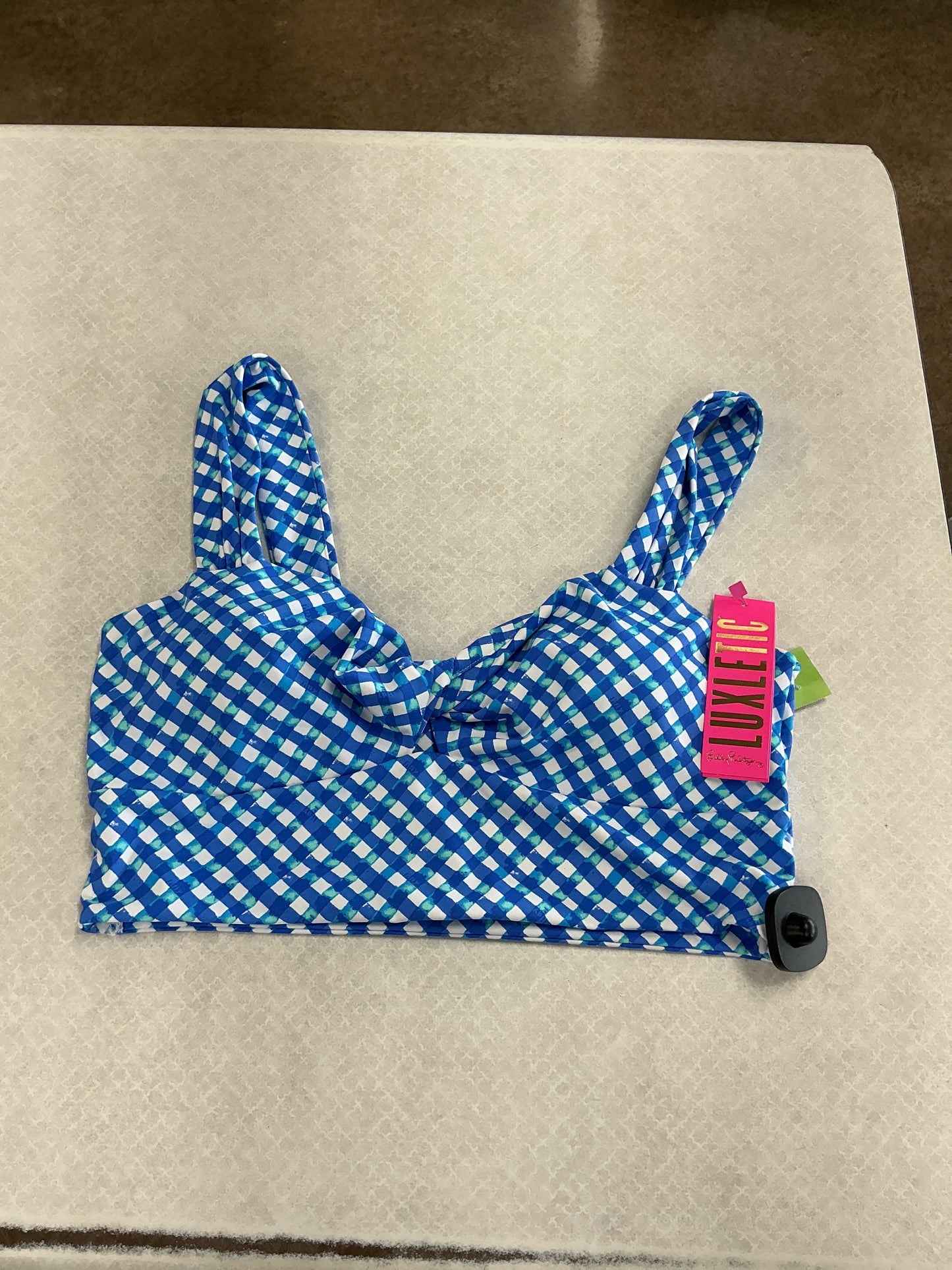 Tank Top Designer By Lilly Pulitzer In Blue, Size:L